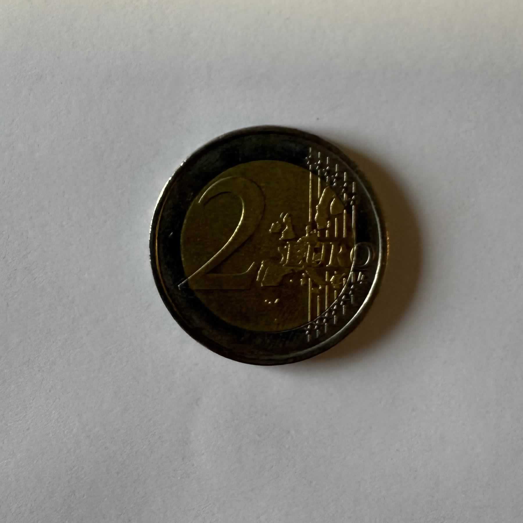 Anverso de 2 Euros, 2001