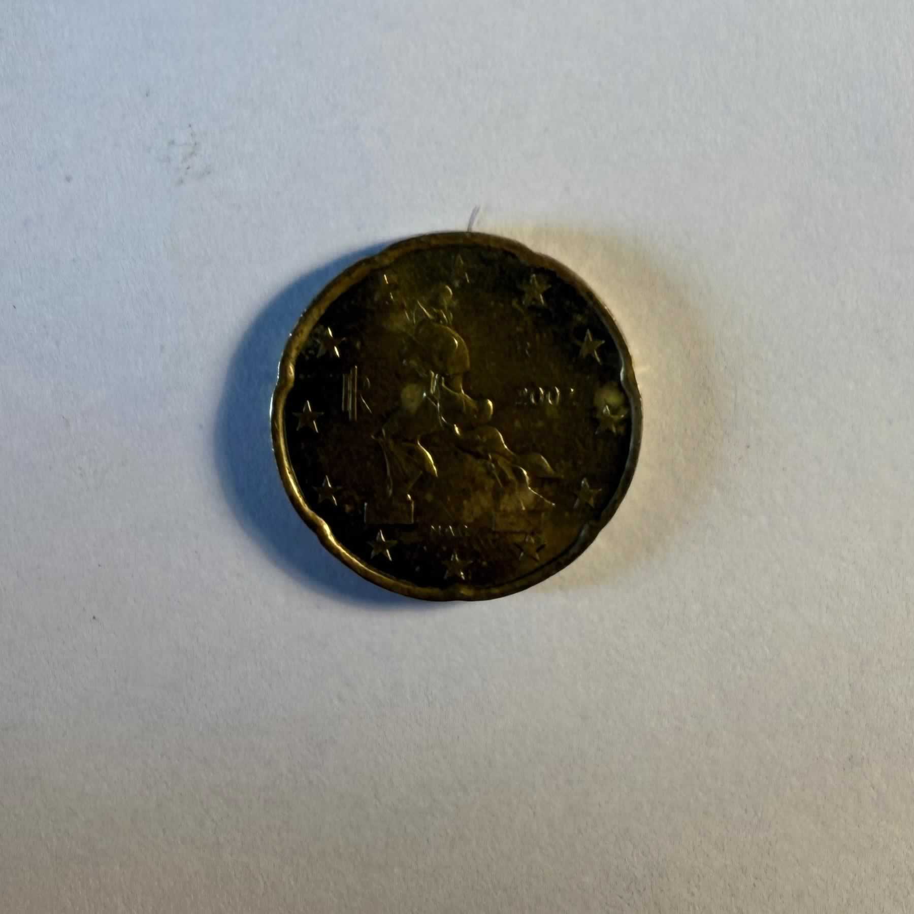 Reverso de 20 Euro Cent, 2002