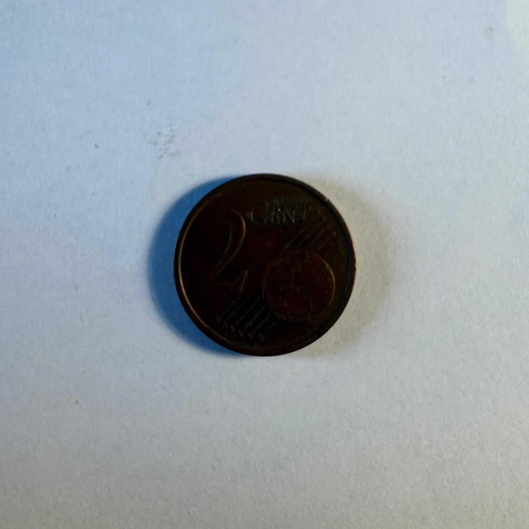 Anverso de 2 Euro Cent, 2002, Italia · Unión Europea 2002 - Presente