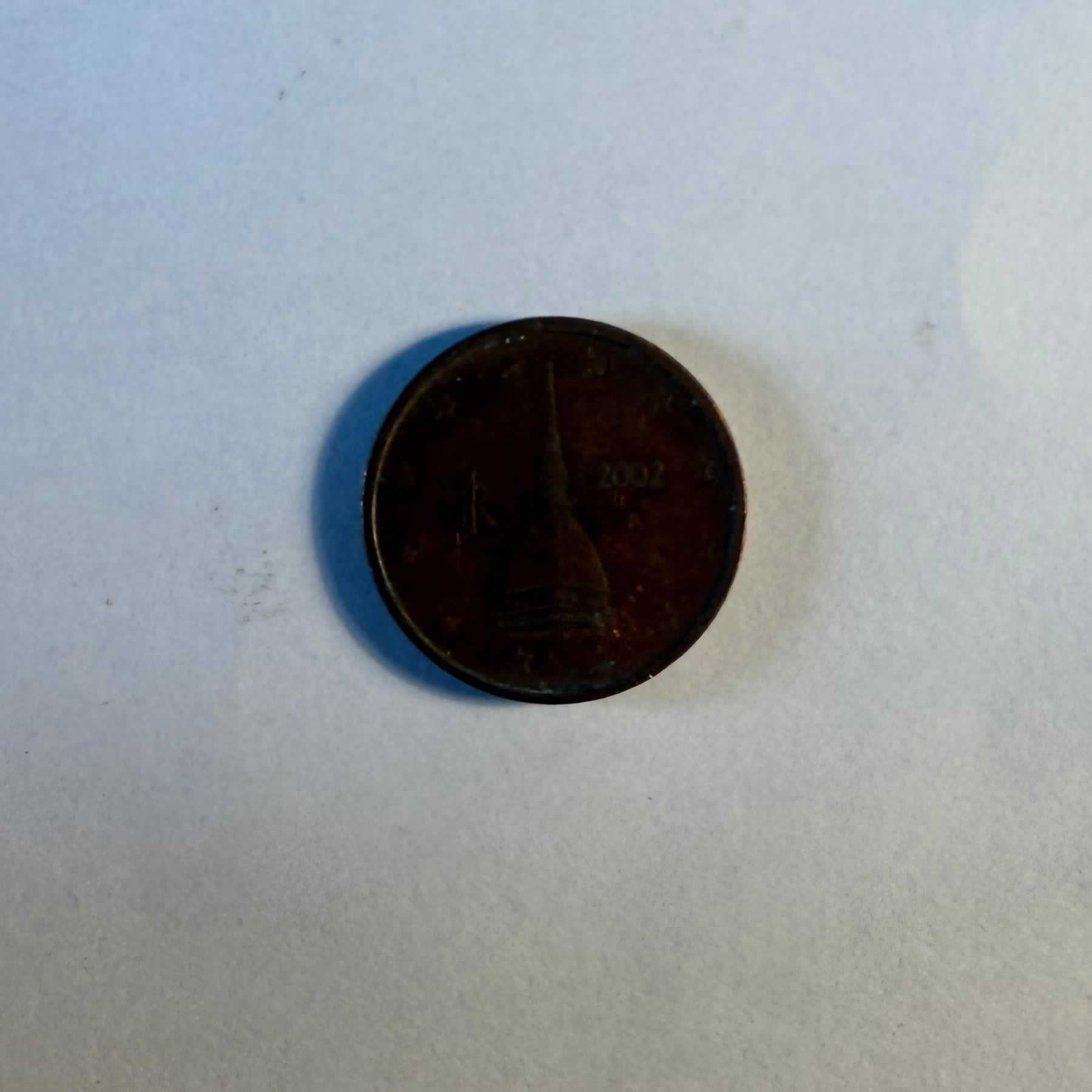 Reverso de 2 Euro Cent, 2002, Italia · Unión Europea 2002 - Presente