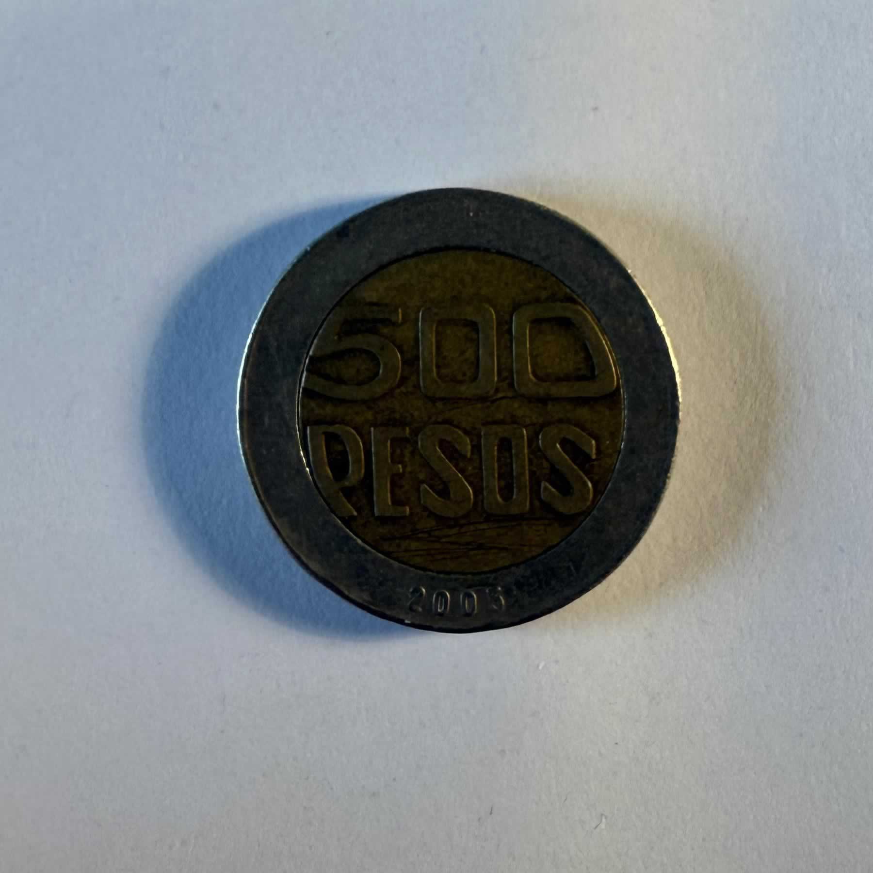 Anverso de 500 Pesos, 1994, 2005, 2006