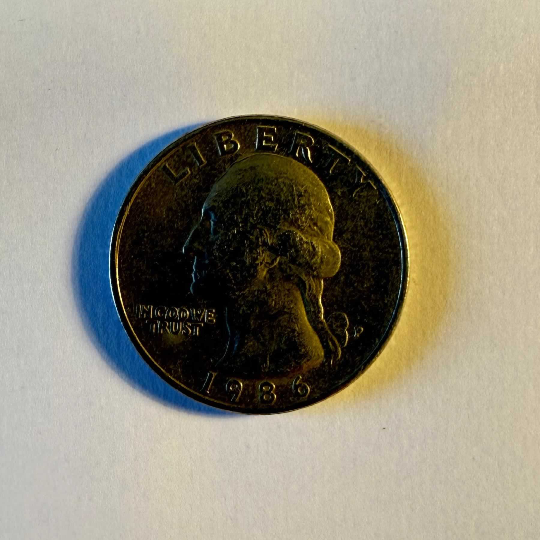 Reverso de 1/4 Dollar, 1974, 1982, 1984, 1986, 1991, 1992, 1993