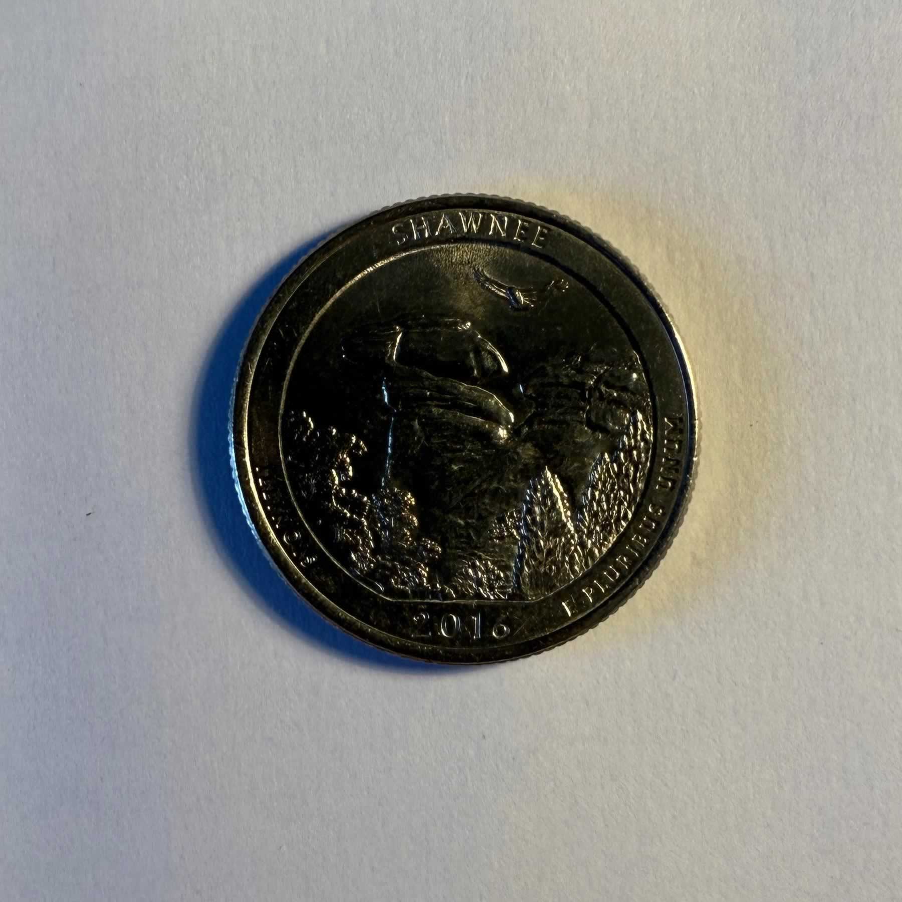 Reverso de 1/4 Dollar, 2016, Estados Unidos