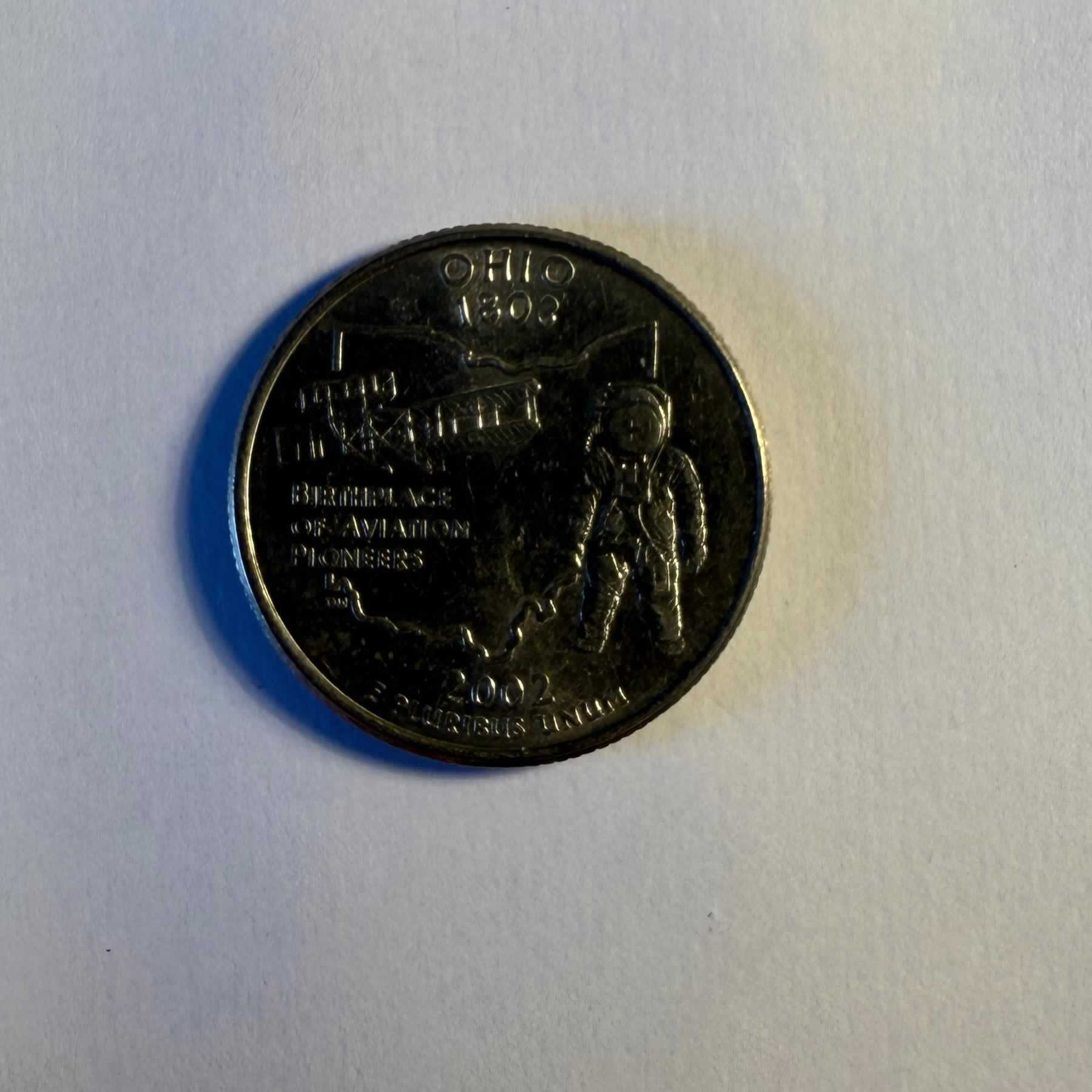 Reverso de 1/4 Dollar, 2002, Estados Unidos