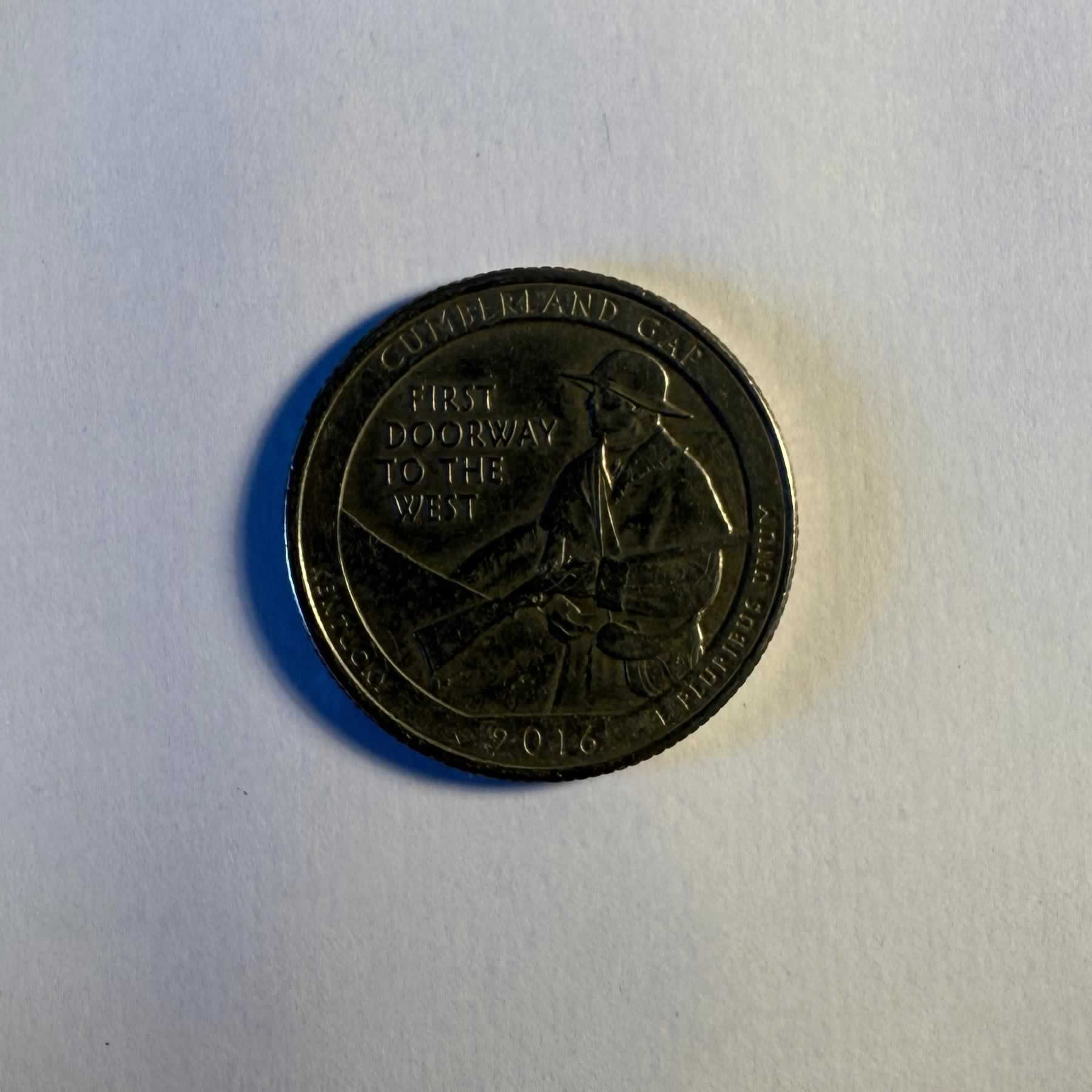 Reverso de 1/4 Dollar, 2016, Estados Unidos
