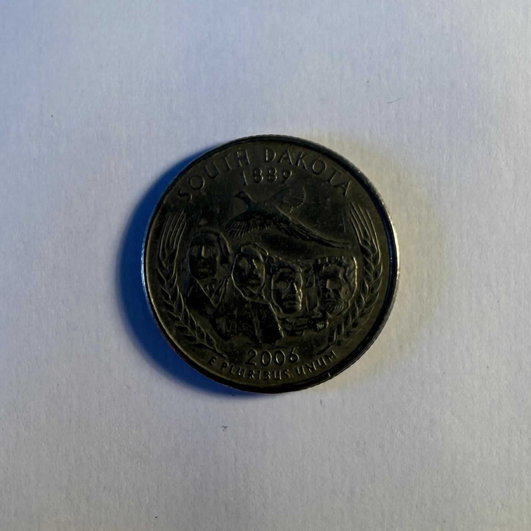 Reverso de 1/4 Dollar, 2006, Estados Unidos