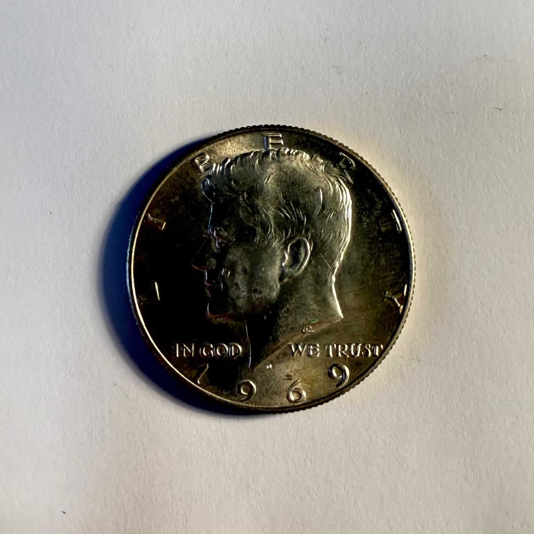 Reverso de 1/2 Dollar, 1969