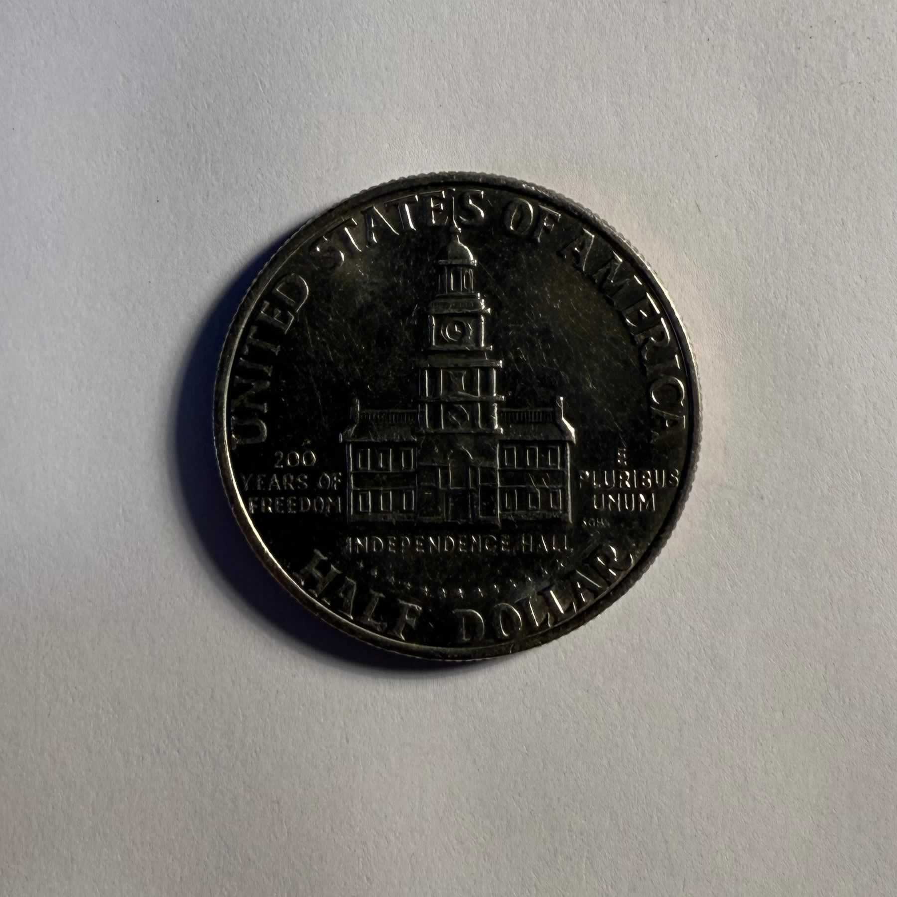 Anverso de 1/2 Dollar, 1976