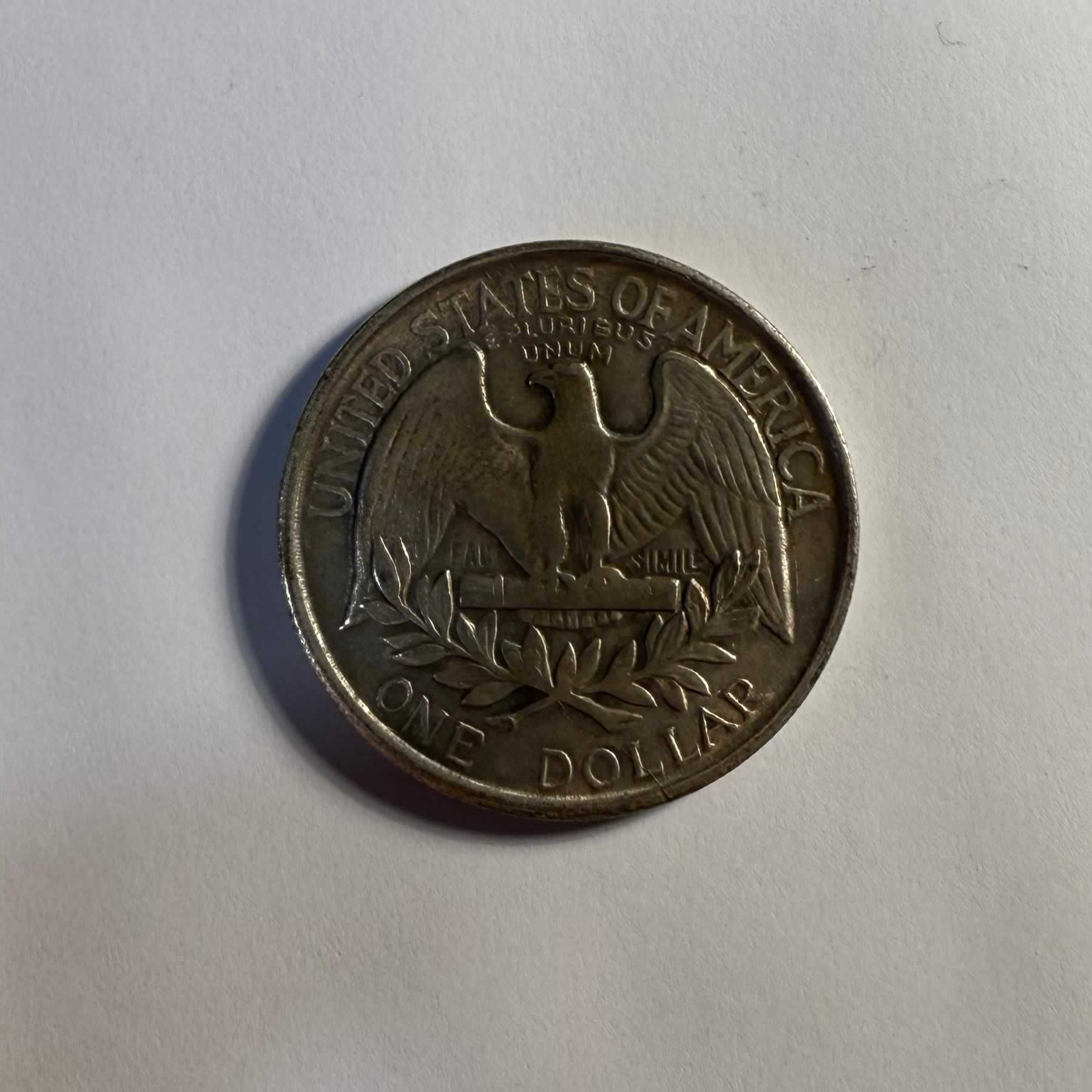 Anverso de 1 Dollar, 1865