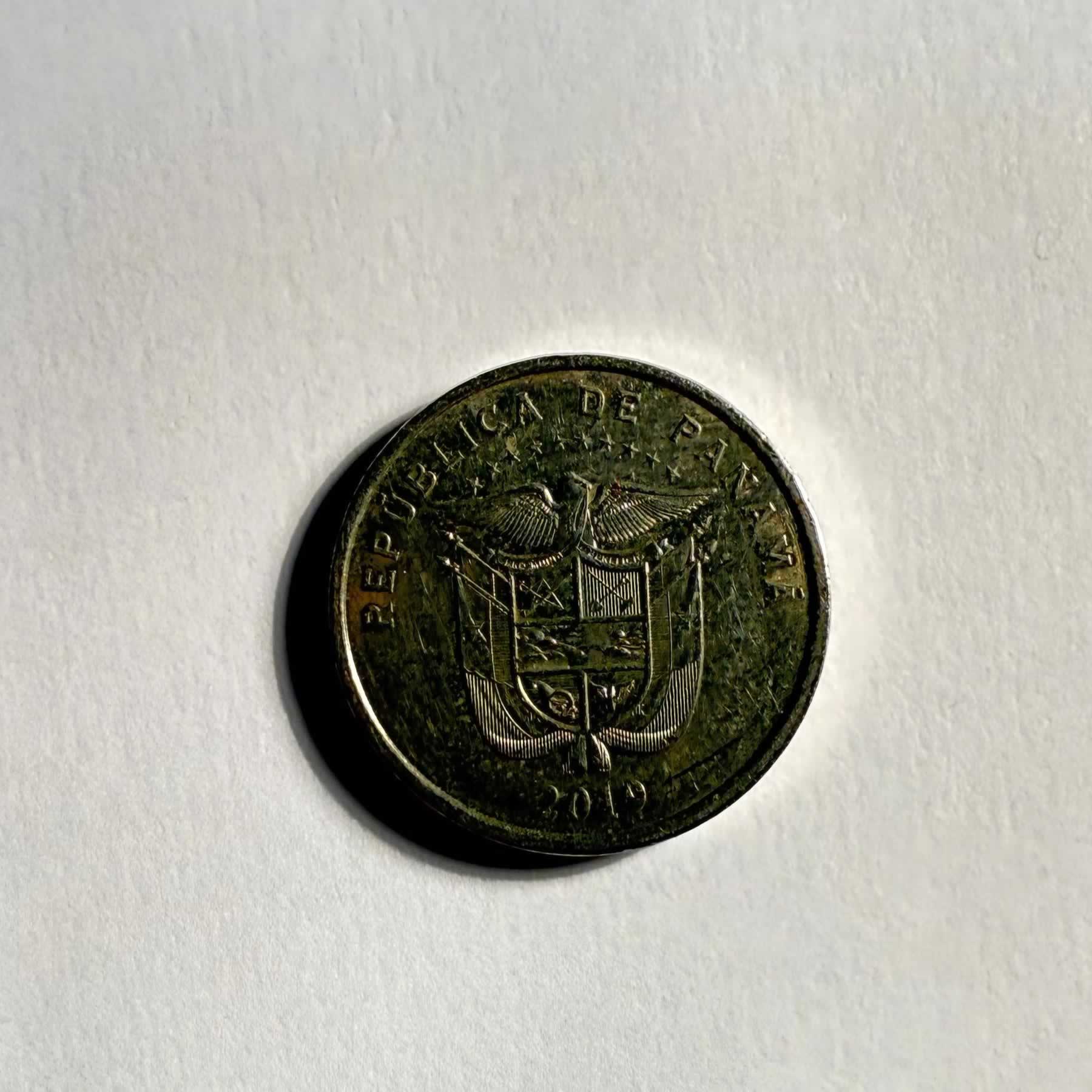 Reverso de 5/100 de Balboa, 2017, 2019