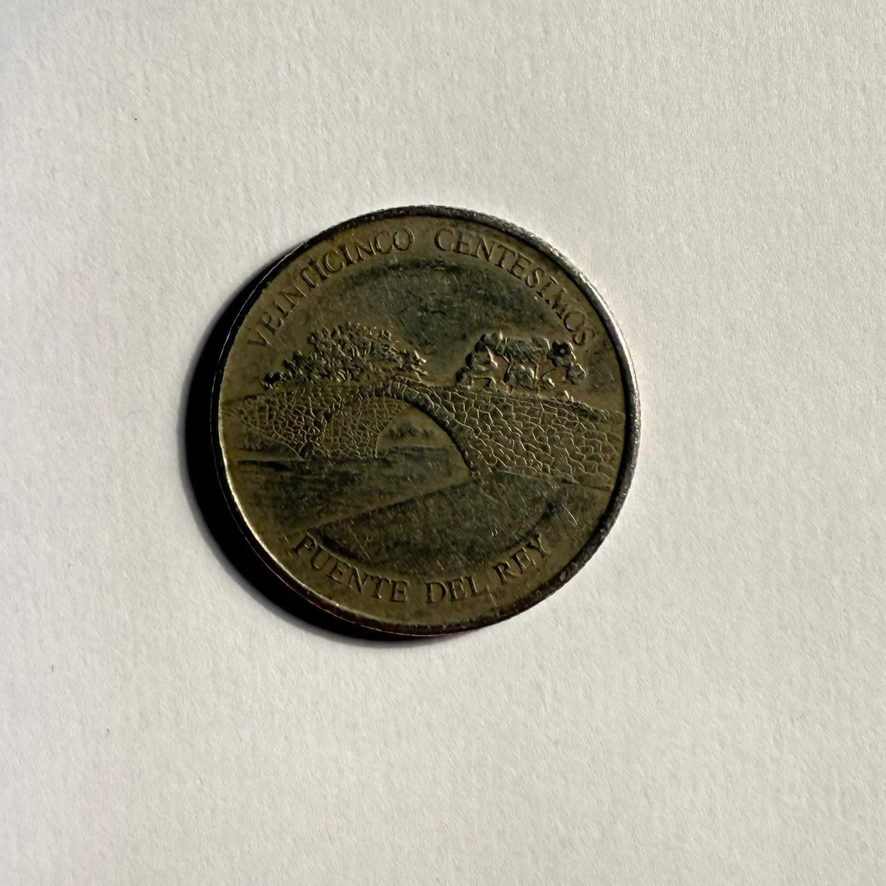 Reverso de 25 Centésimos de Balboa, 2005, Panamá · 1961 - 2019
