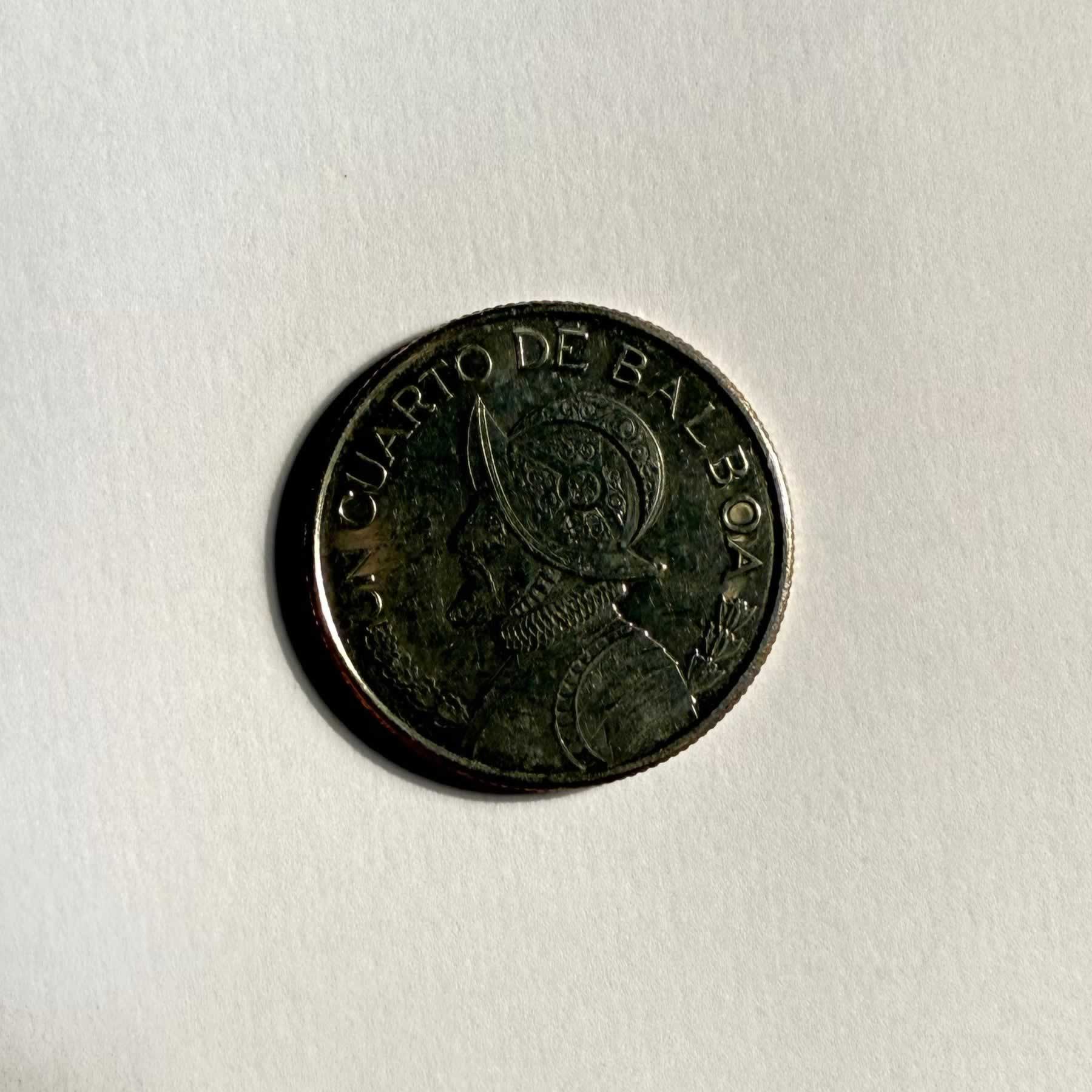 Reverso de 1/4 de Balboa, 2001, 2008, 2017, 2019, Panamá · 1961 - 2019