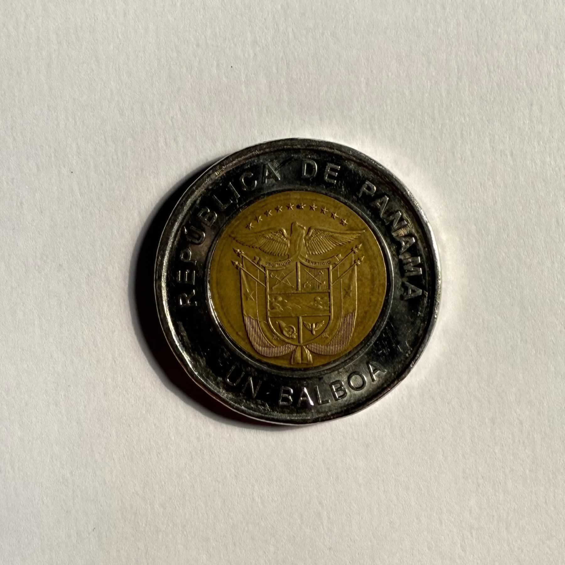 Anverso de 1 Balboa, 2019, Panamá · 1961 - 2019