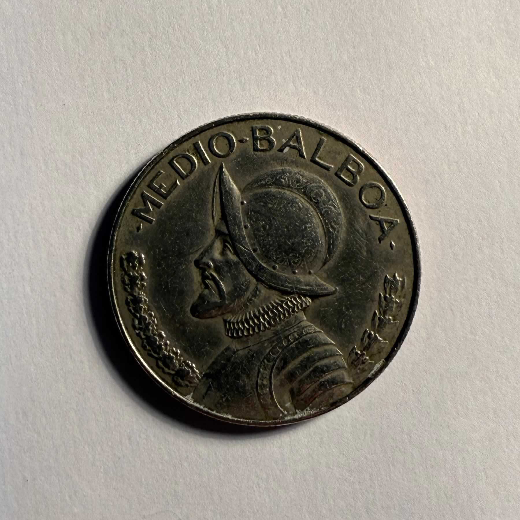 Anverso de 1/2 Balboa, 1993
