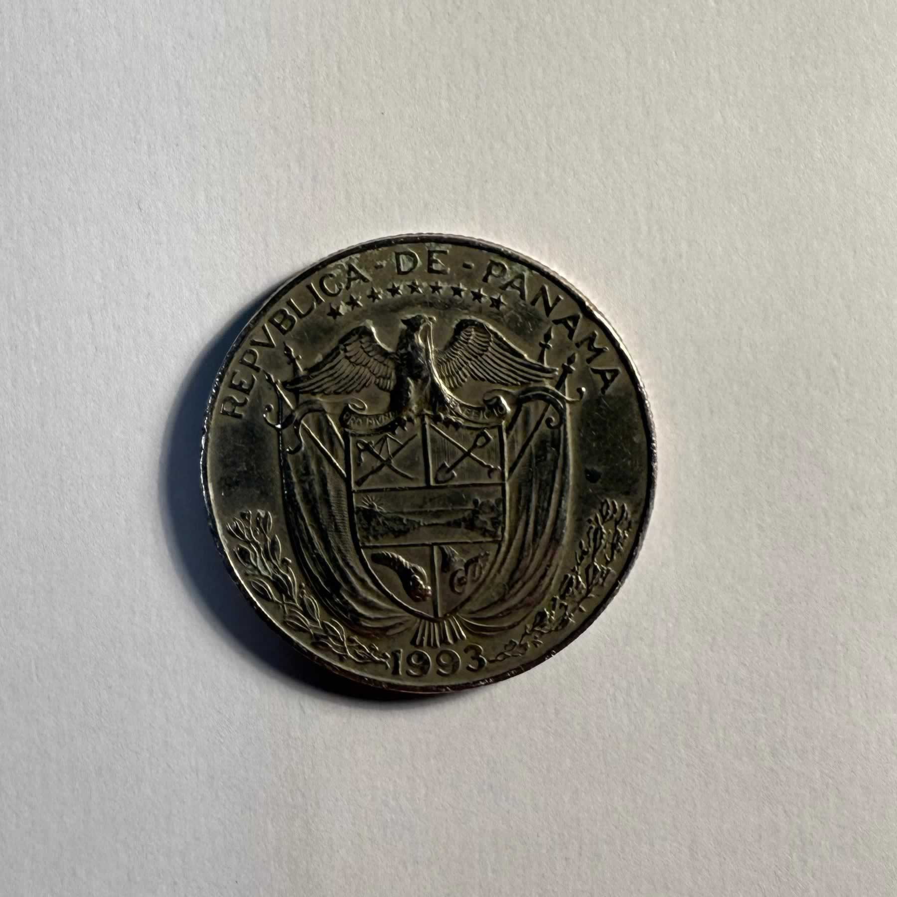 Reverso de 1/2 Balboa, 1993