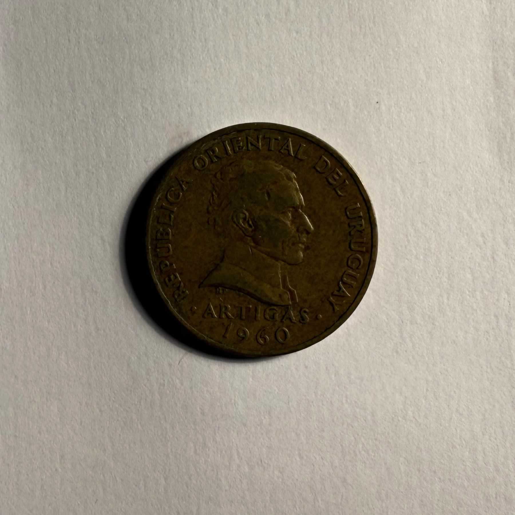 Reverso de 5 Centésimos, 1960