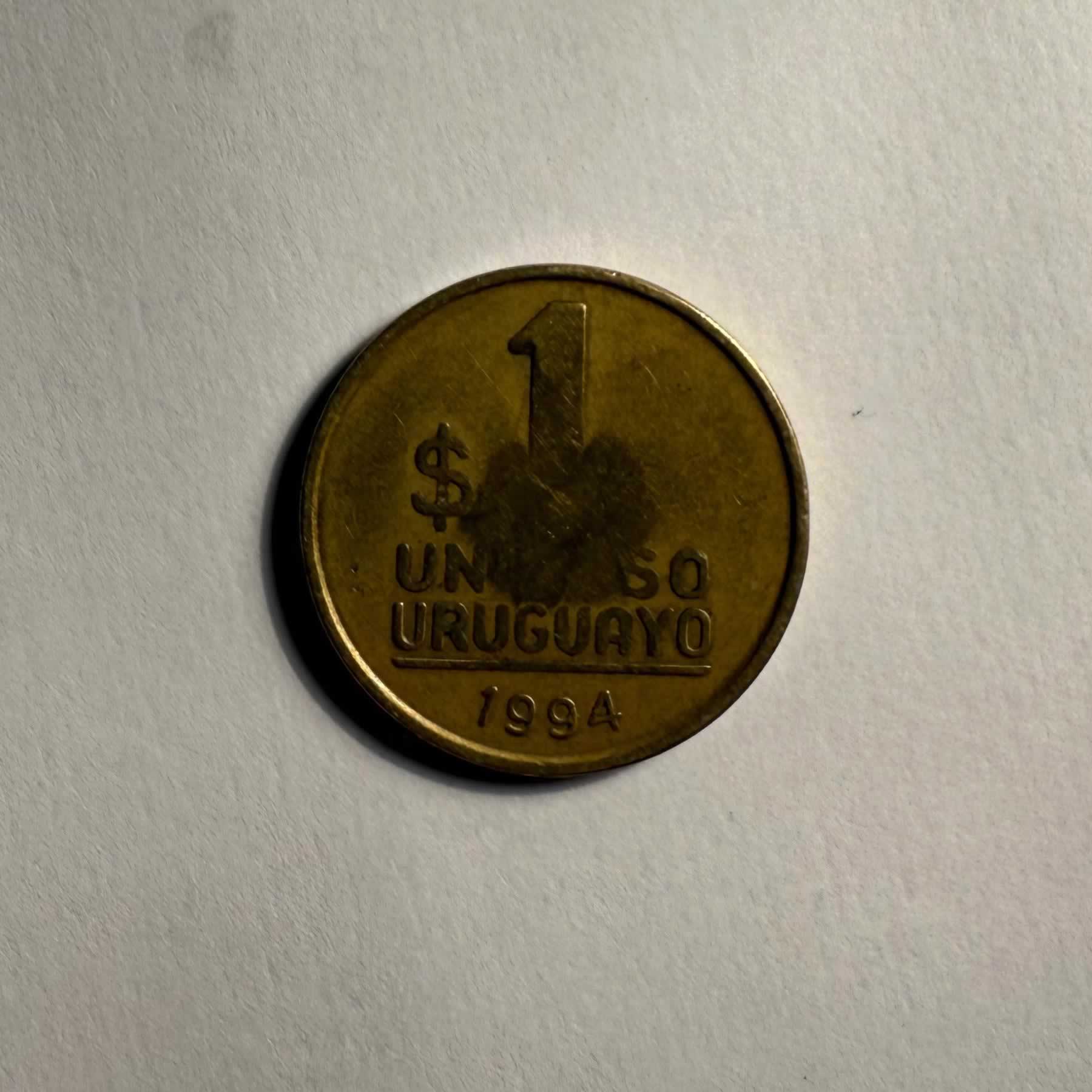 Anverso de 1 Peso, 1994