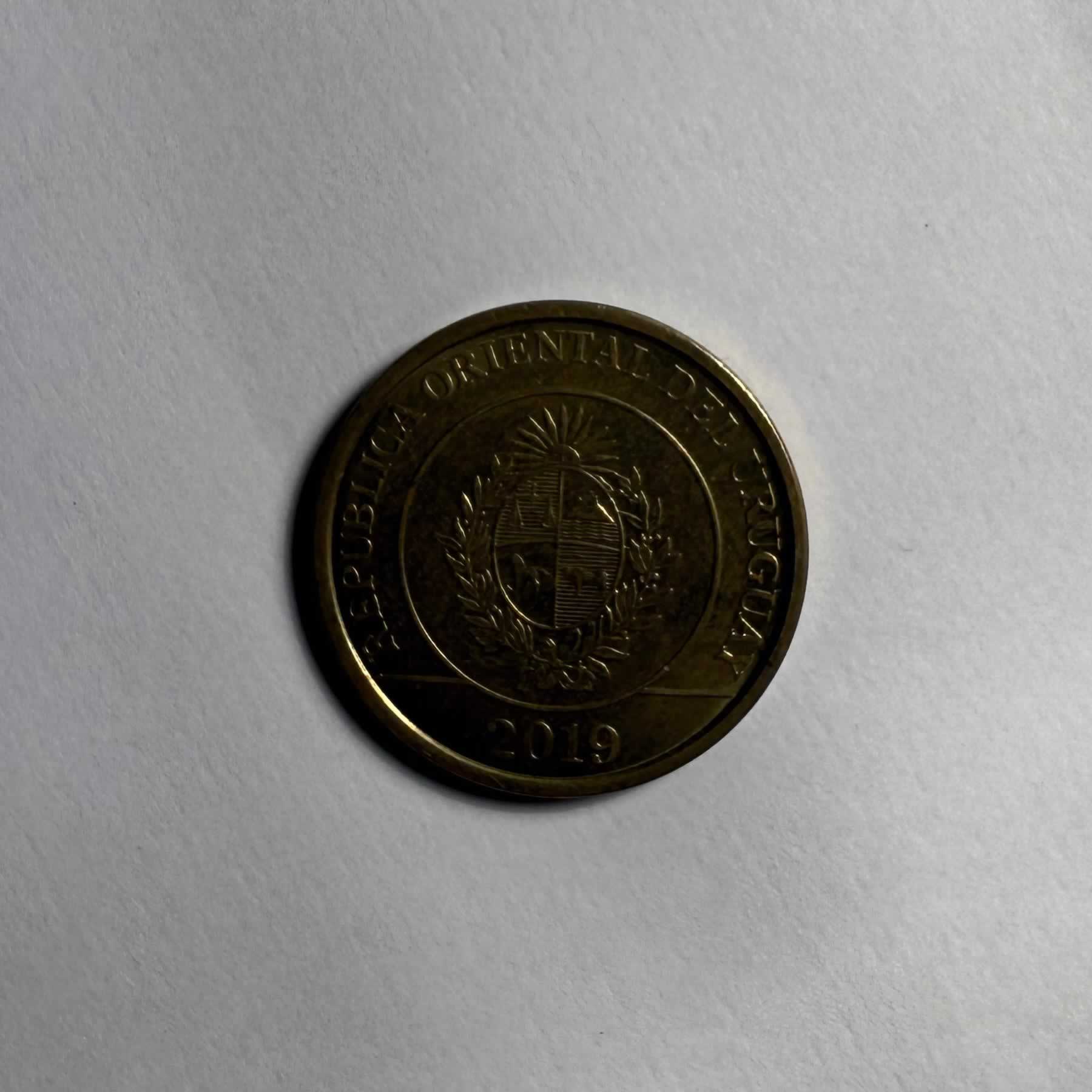 Reverso de 2 Pesos, 1012, 2019