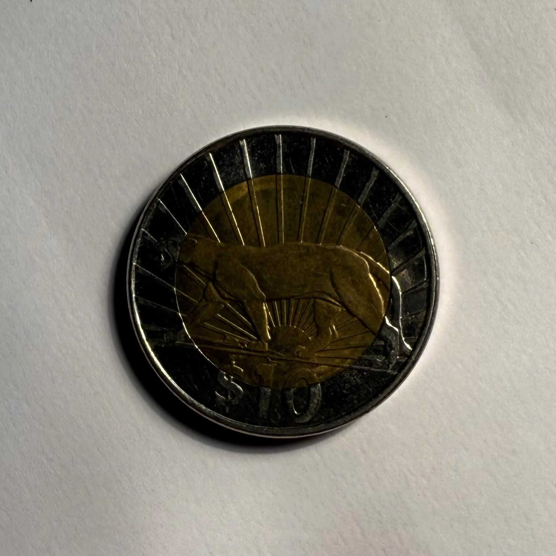 Anverso de 10 Pesos, 2014, 2015