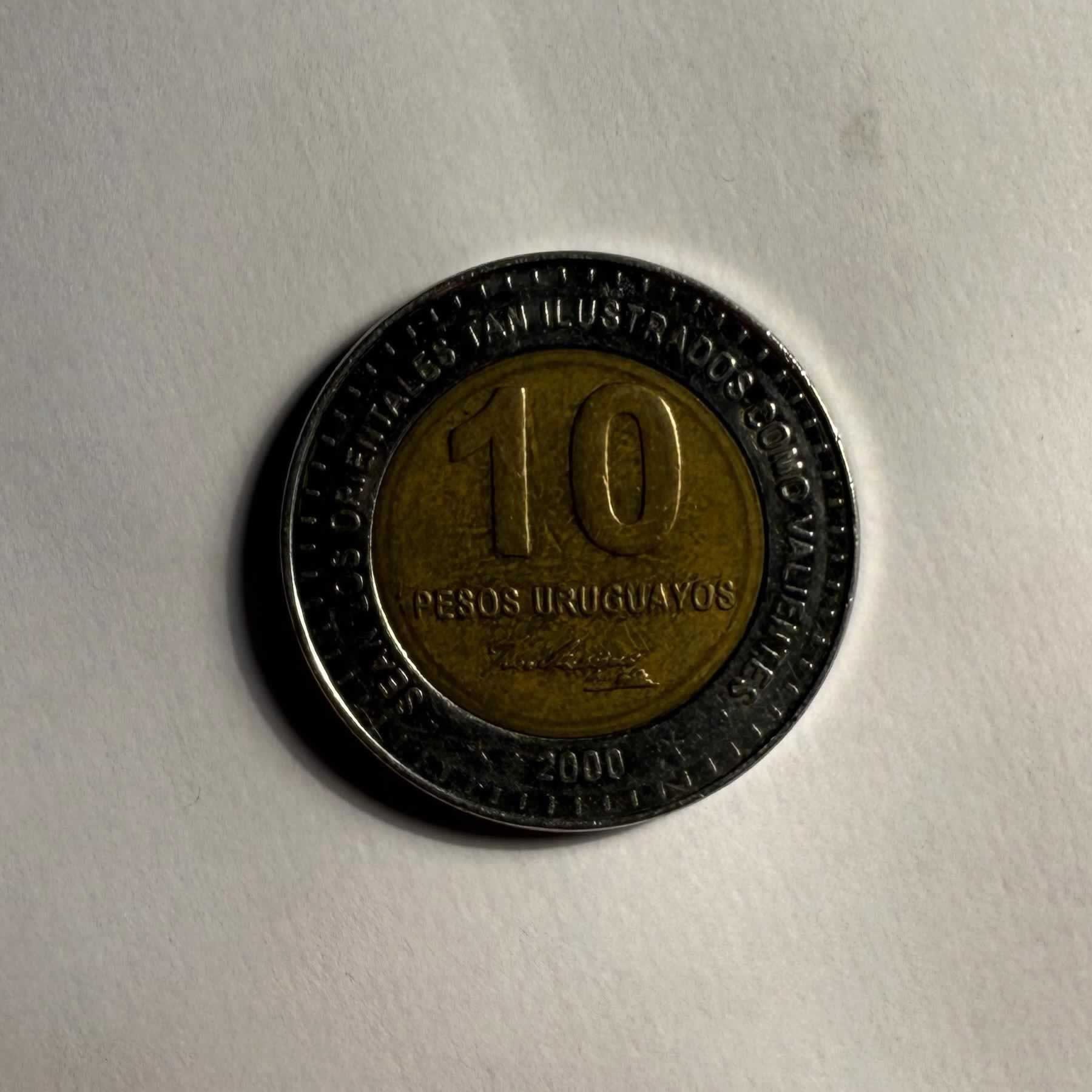 Anverso de 10 Pesos, 2000