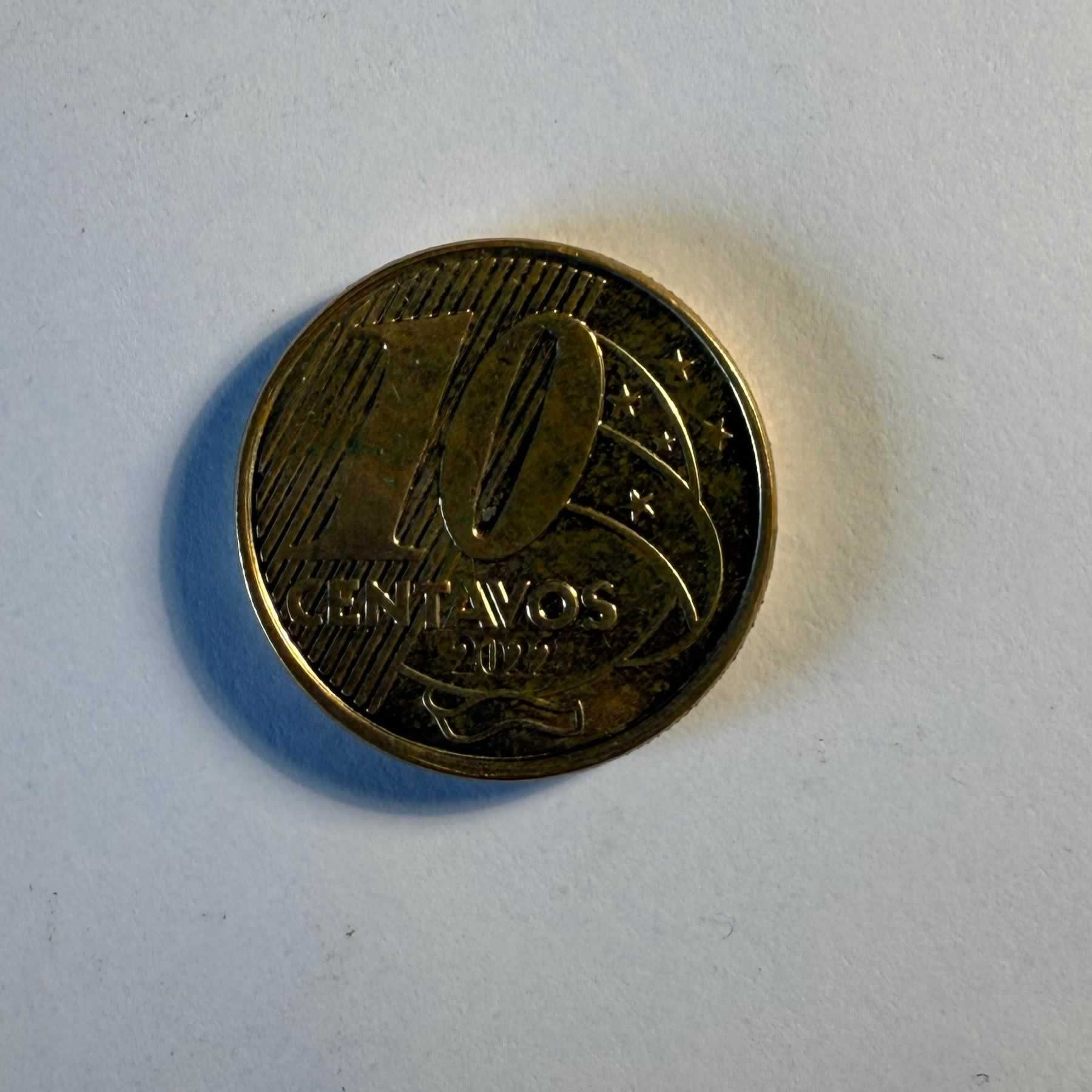 Anverso de 10 Centavos, 1998, 2005, 2022