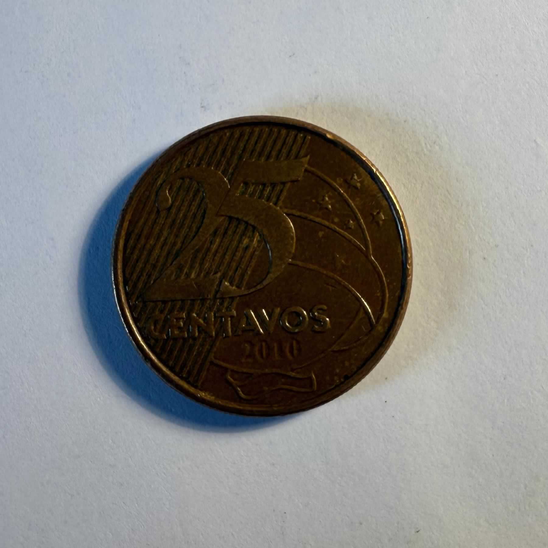 Anverso de 25 Centavos, 2003, 2010