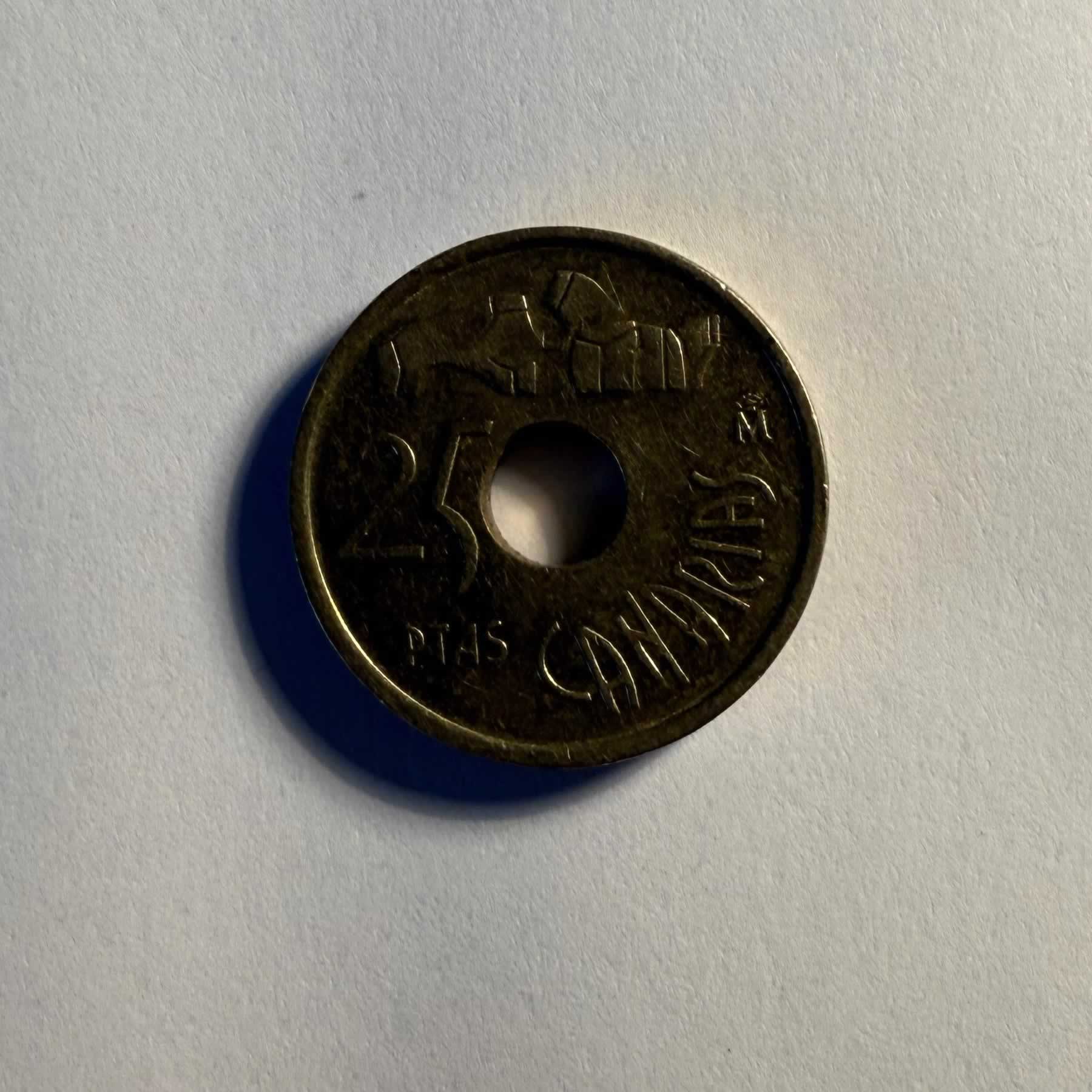 Anverso de 25 Pesetas, 1994