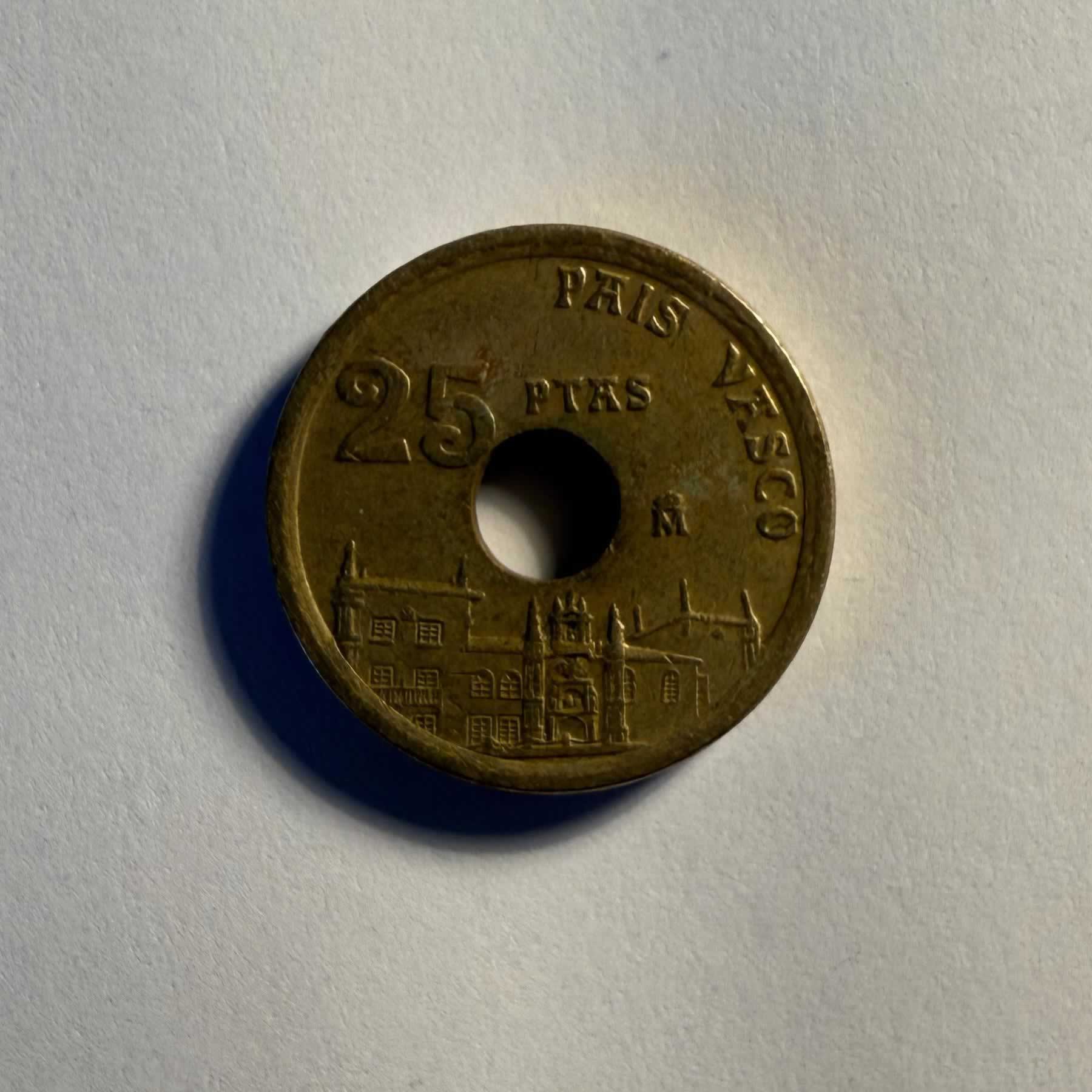 Anverso de 25 Pesetas, 1993