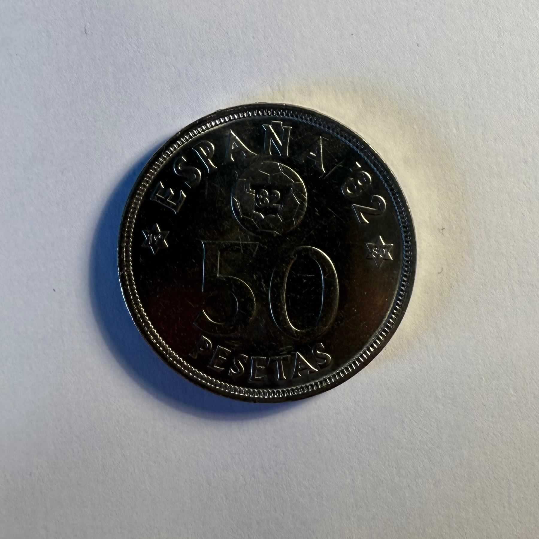 Anverso de 50 Pesetas, 1980
