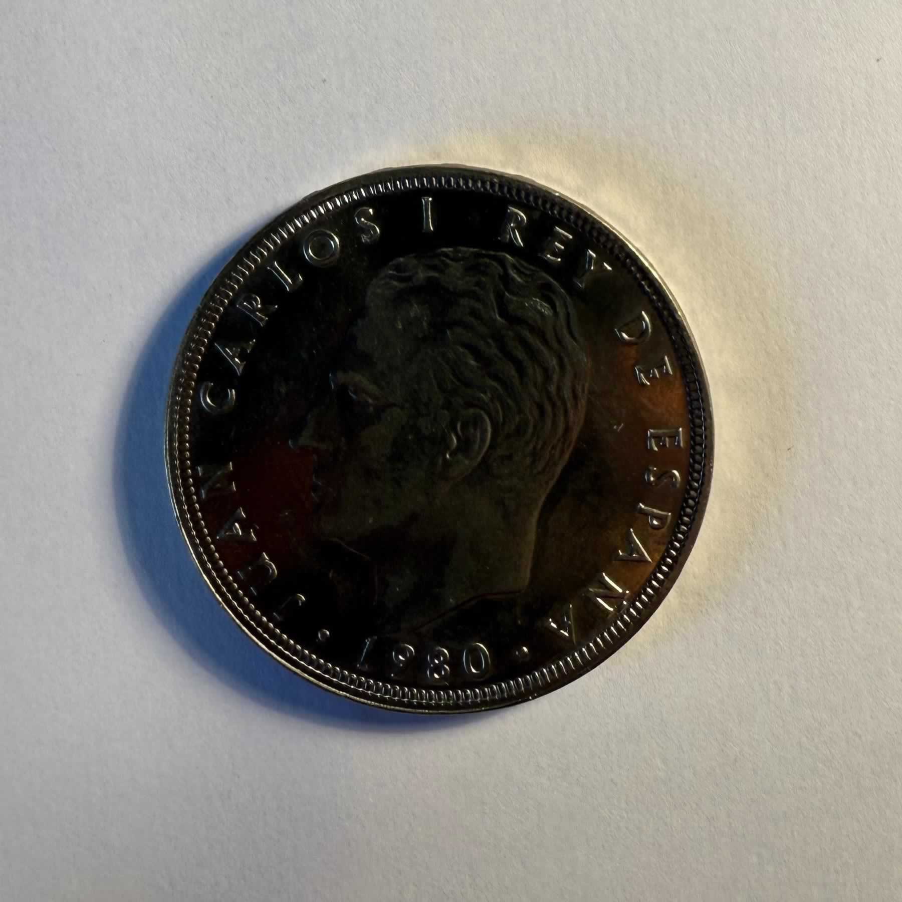 Reverso de 100 Pesetas, 1980