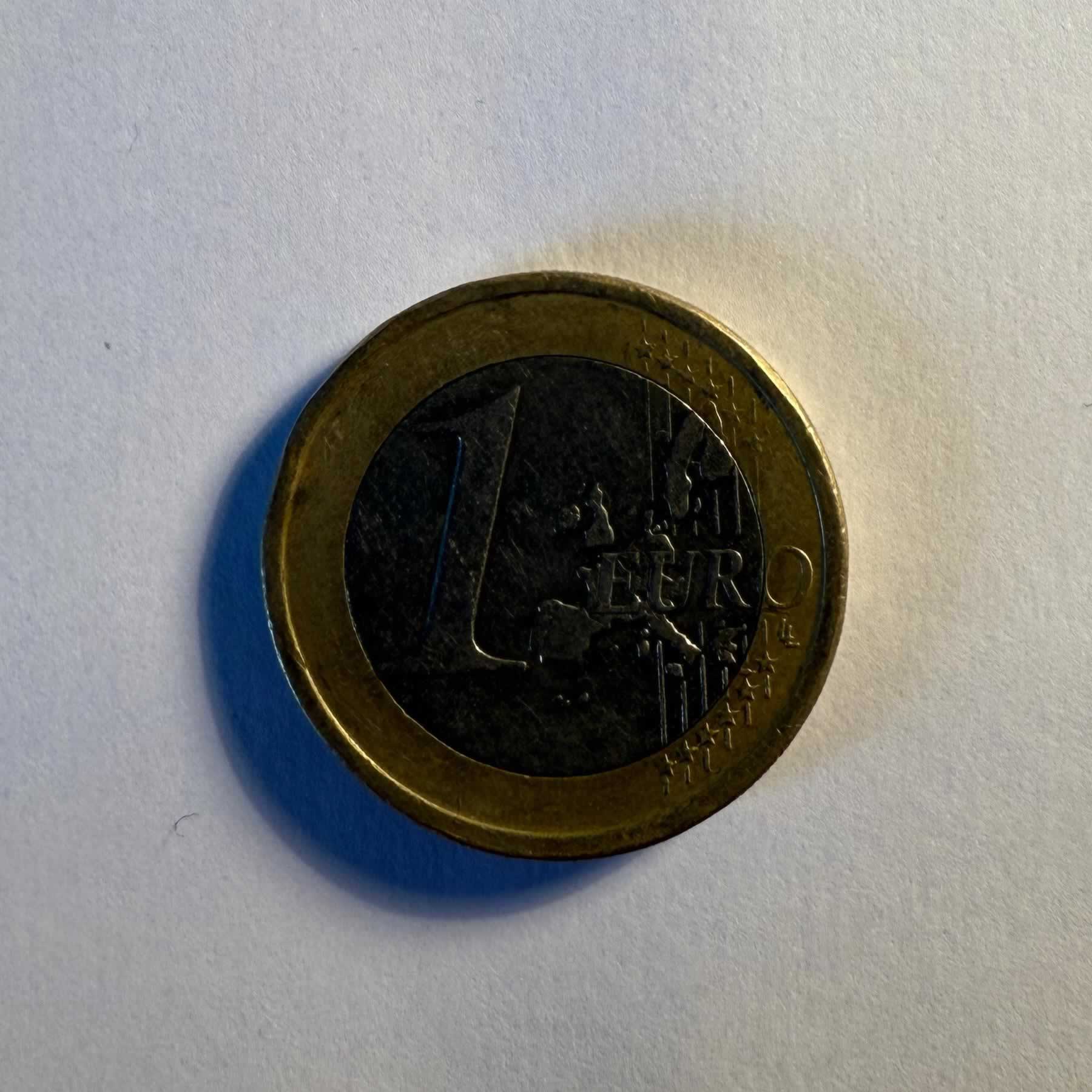 Anverso de 1 Euro, 2005