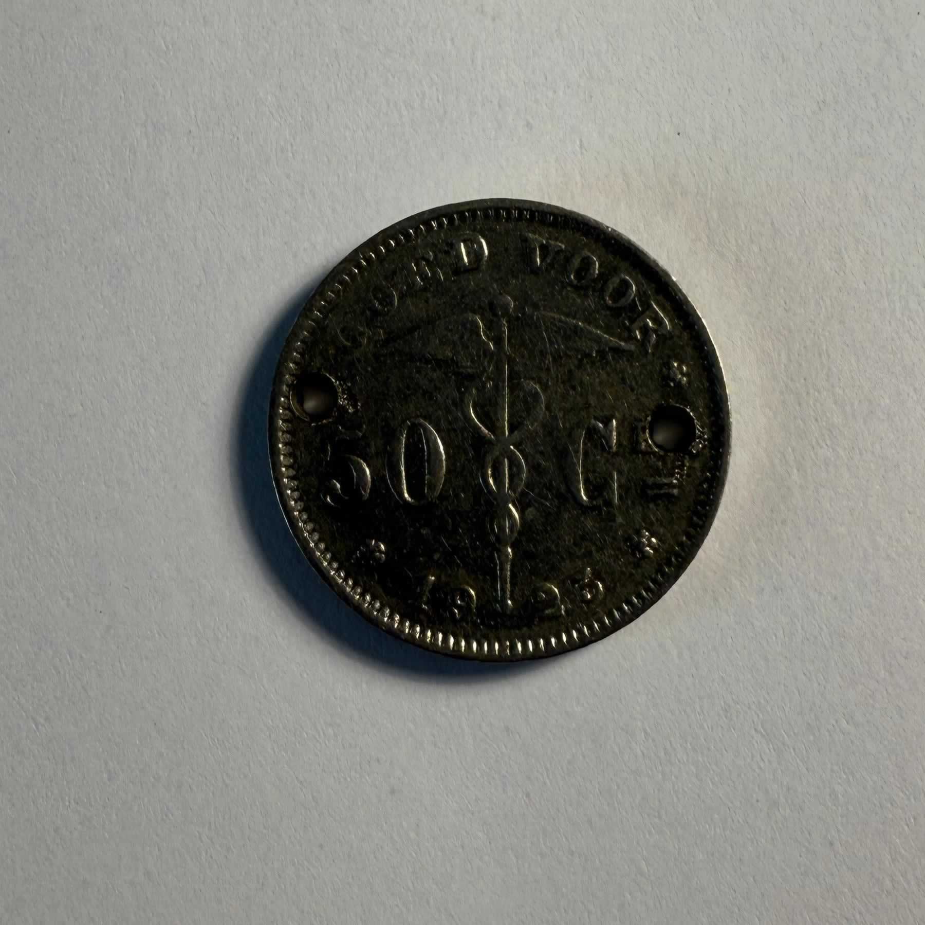 Anverso de 50 Centimos, 1923