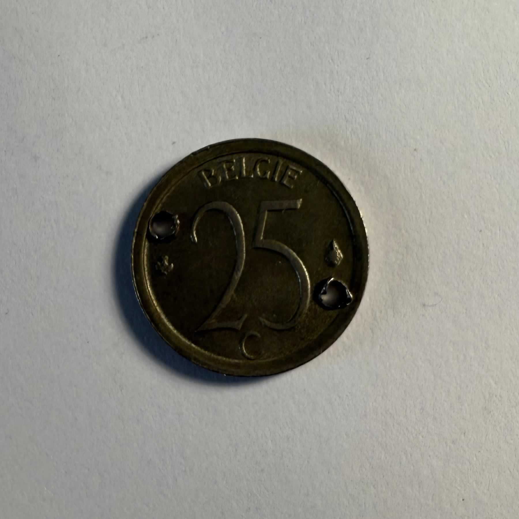 Anverso de 25 Céntimos, 1970