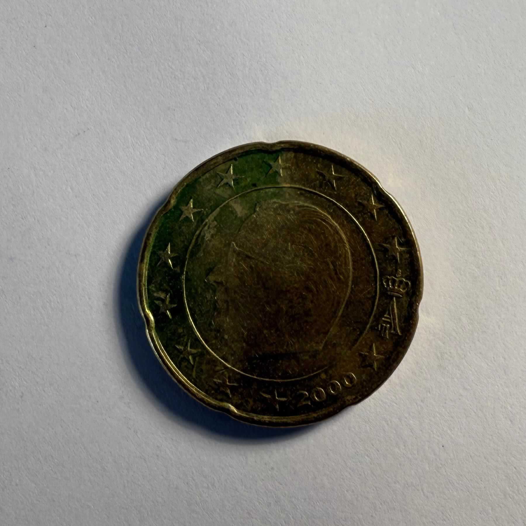 Reverso de 20 Euro Cent, 2000