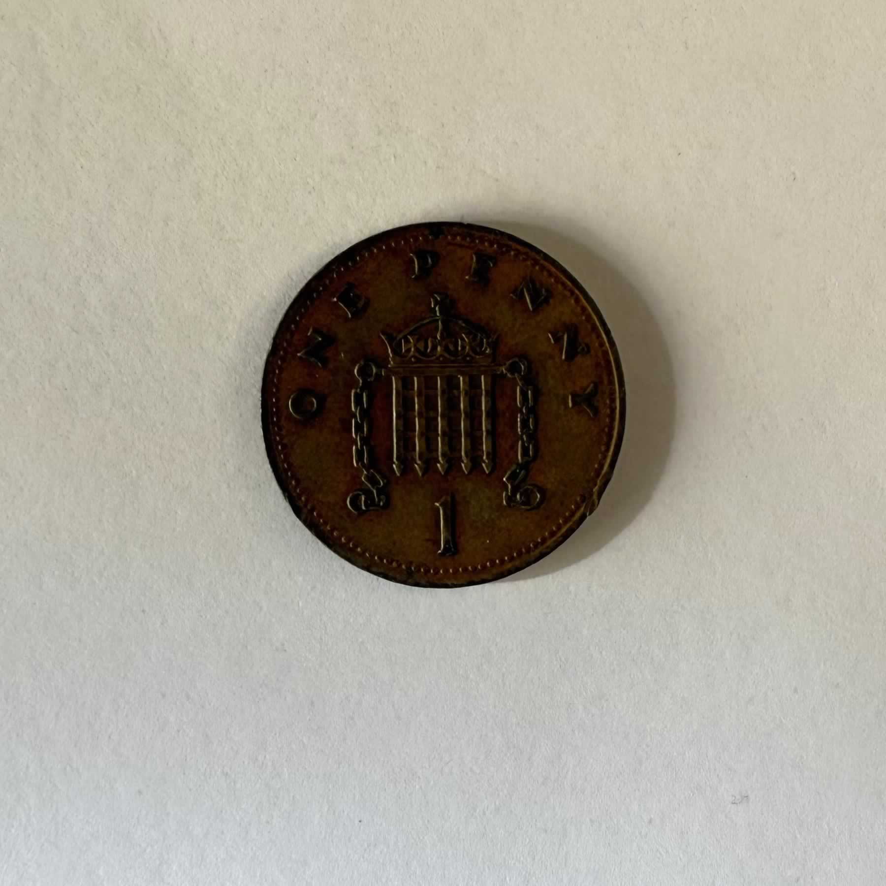 Anverso de 1 Penny, 1988