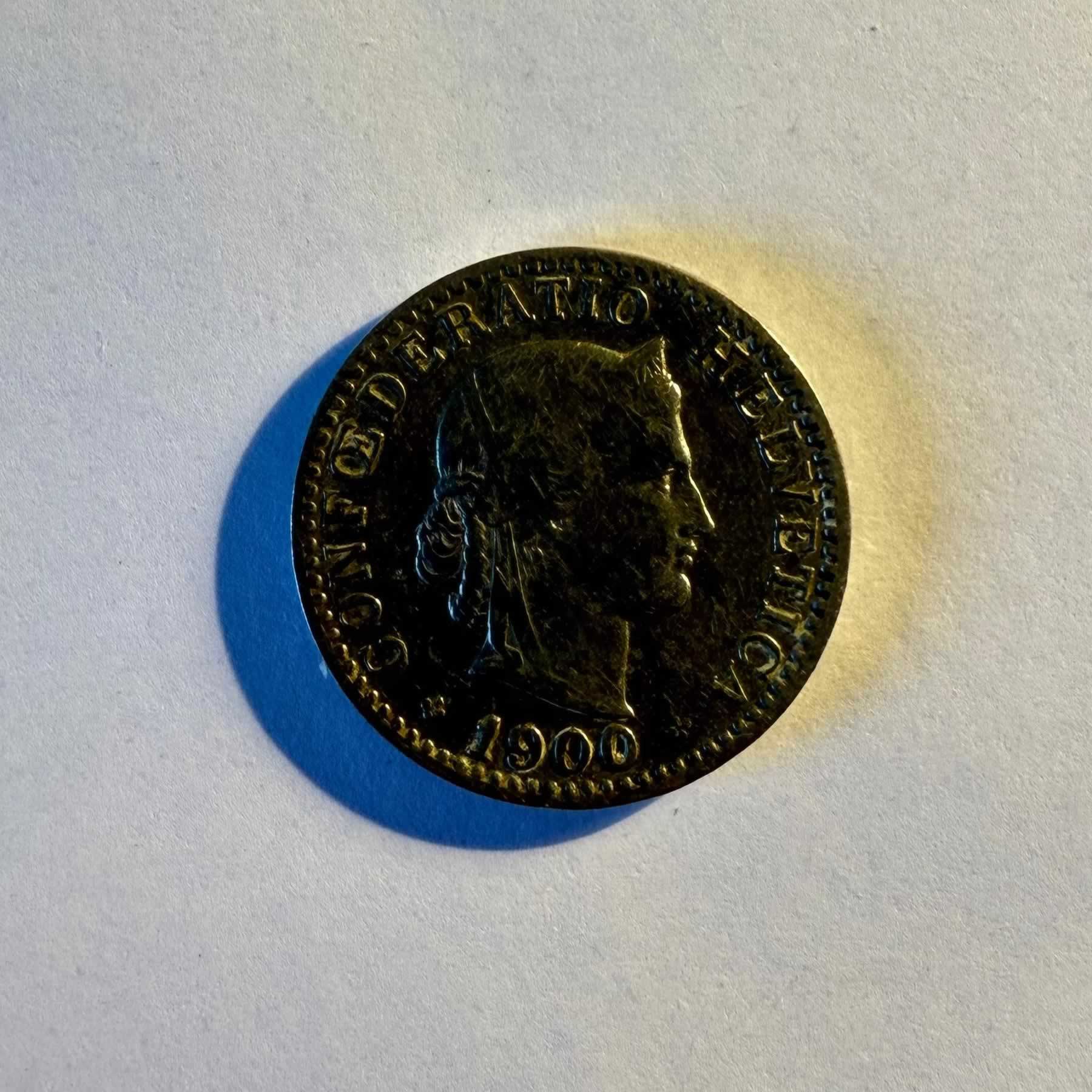 Reverso de 20 Centimos, 1900, 1936