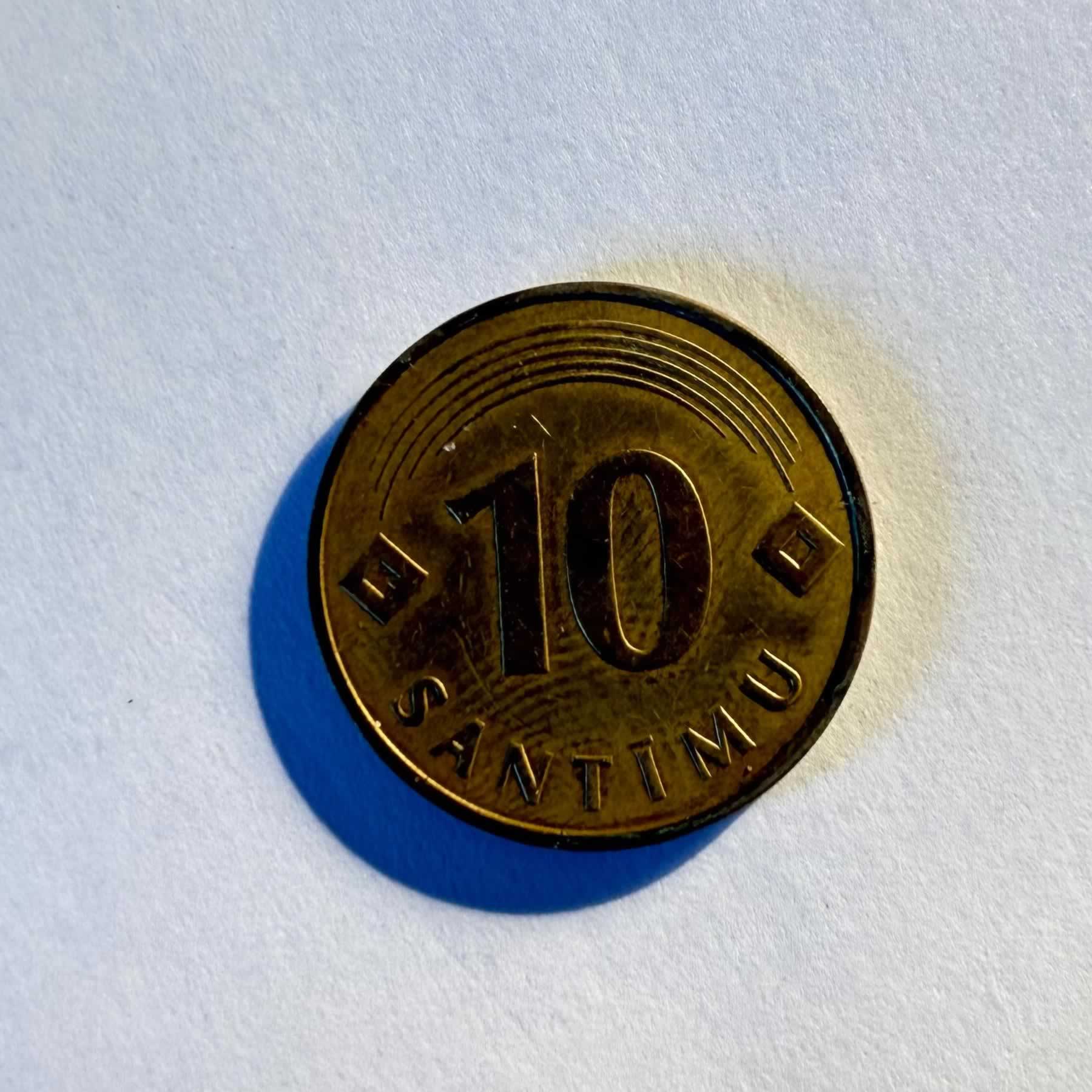 Anverso de 20 Santimu, 1992