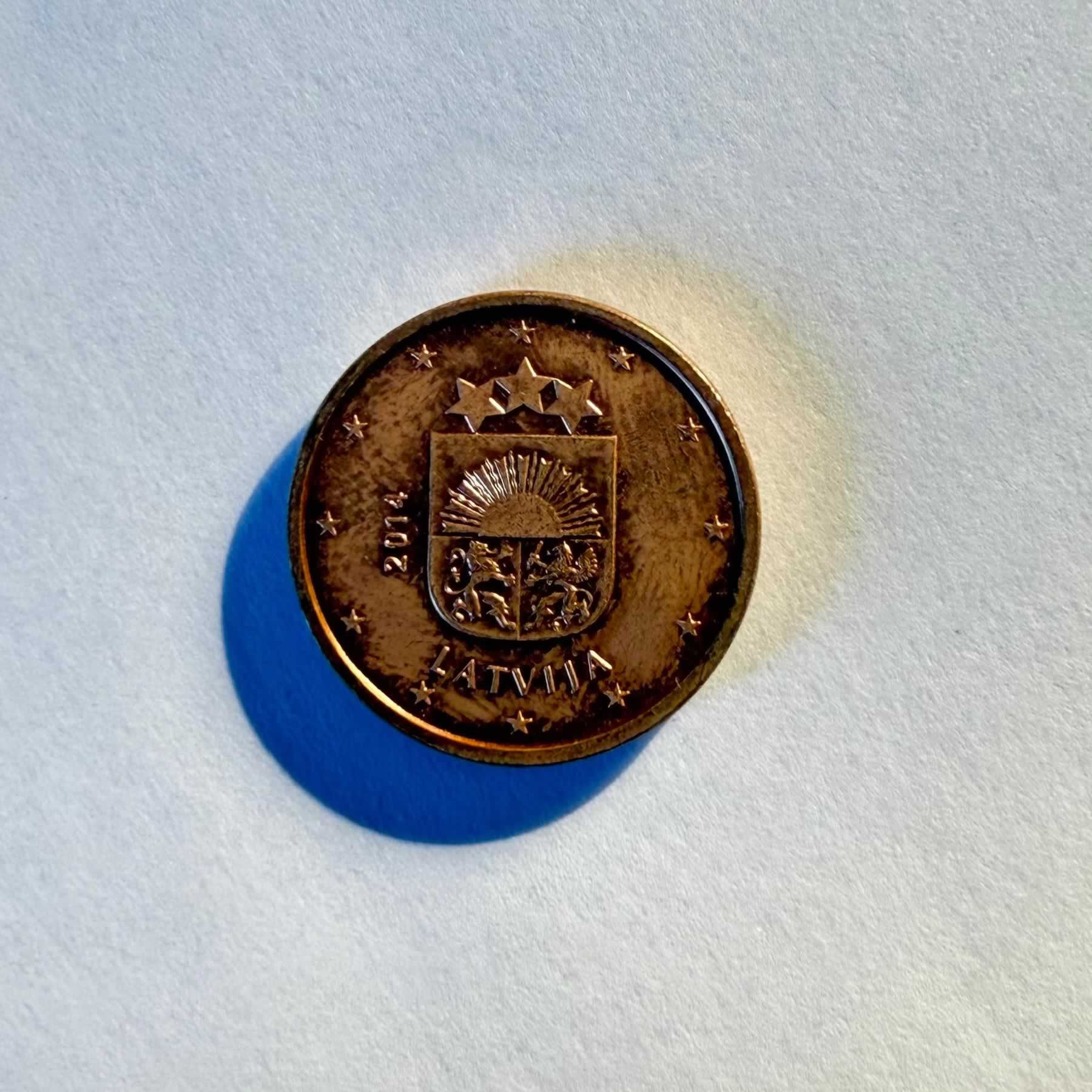 Reverso de 2 Euro Cent, 2014