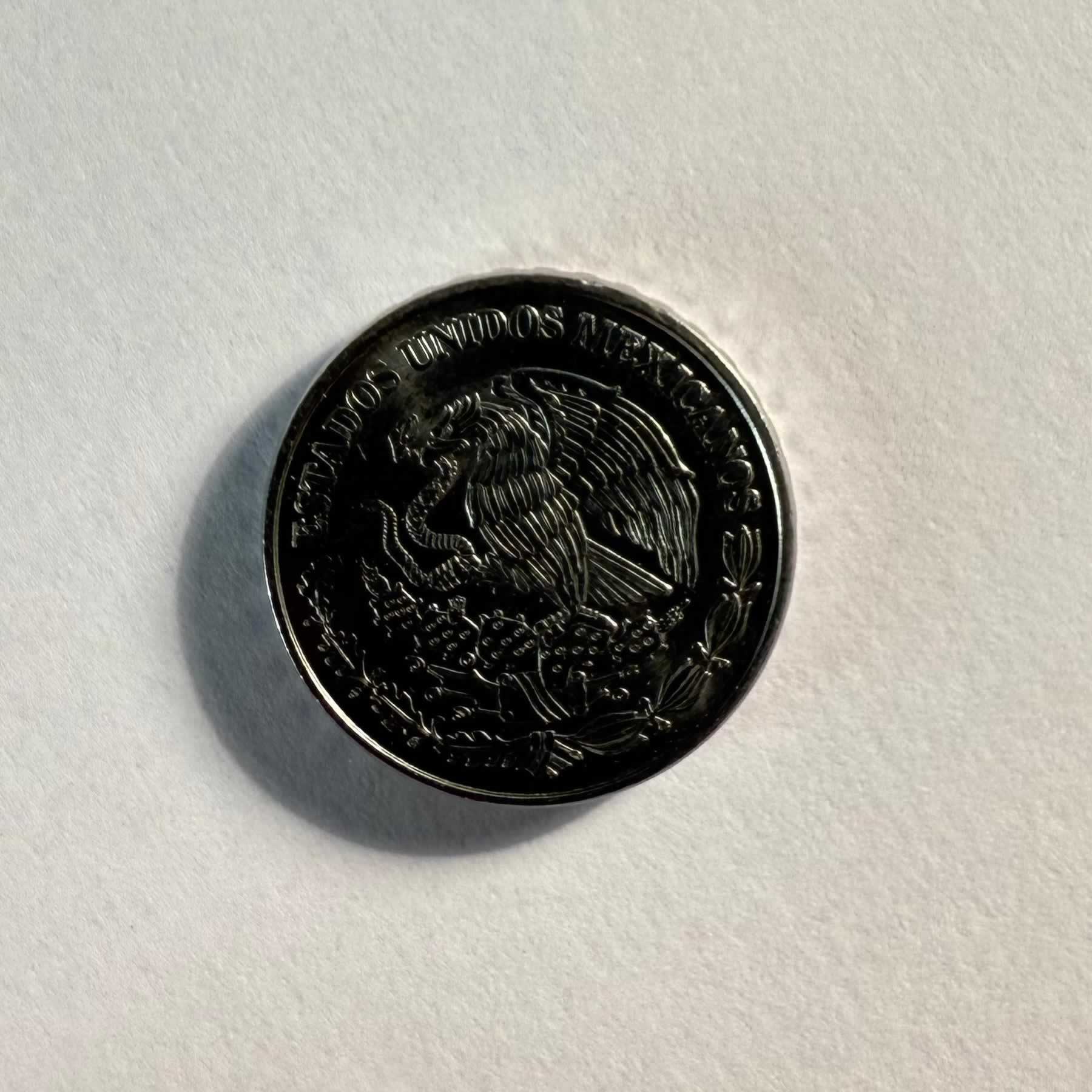 Reverso de 50 Centavos, 2012