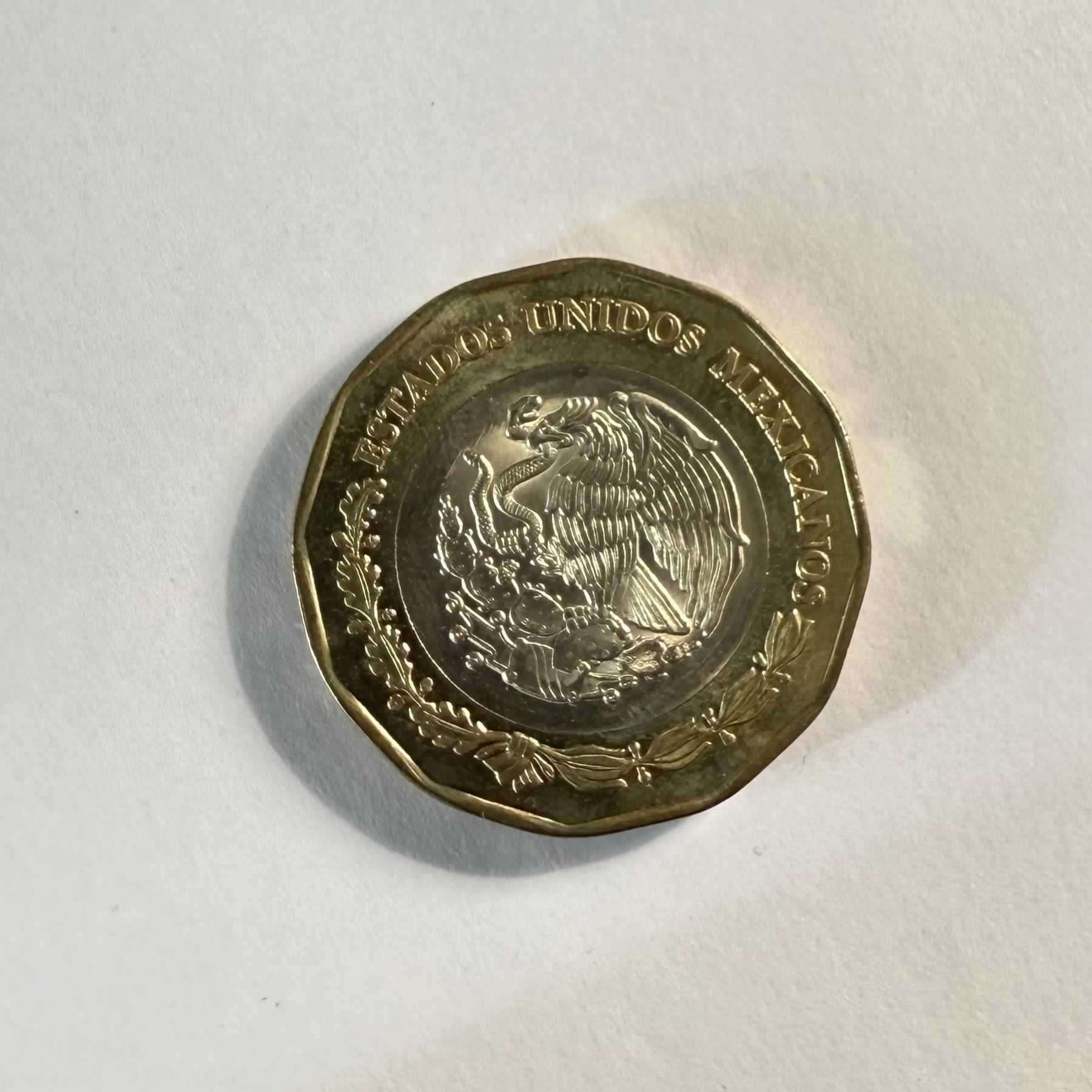 Reverso de 20 Pesos, 2019