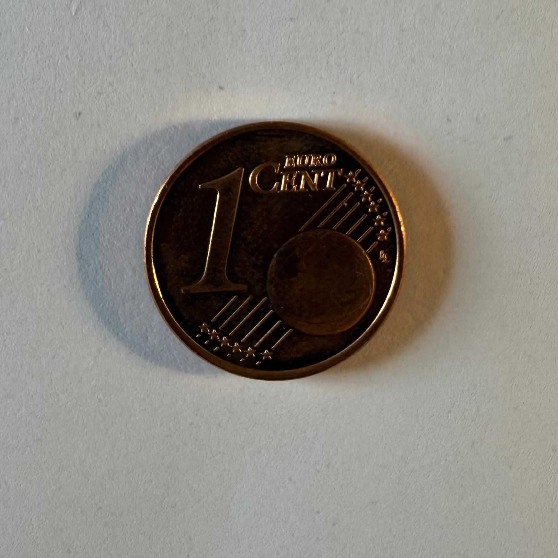 Anverso de 1 Euro Cent, 2005