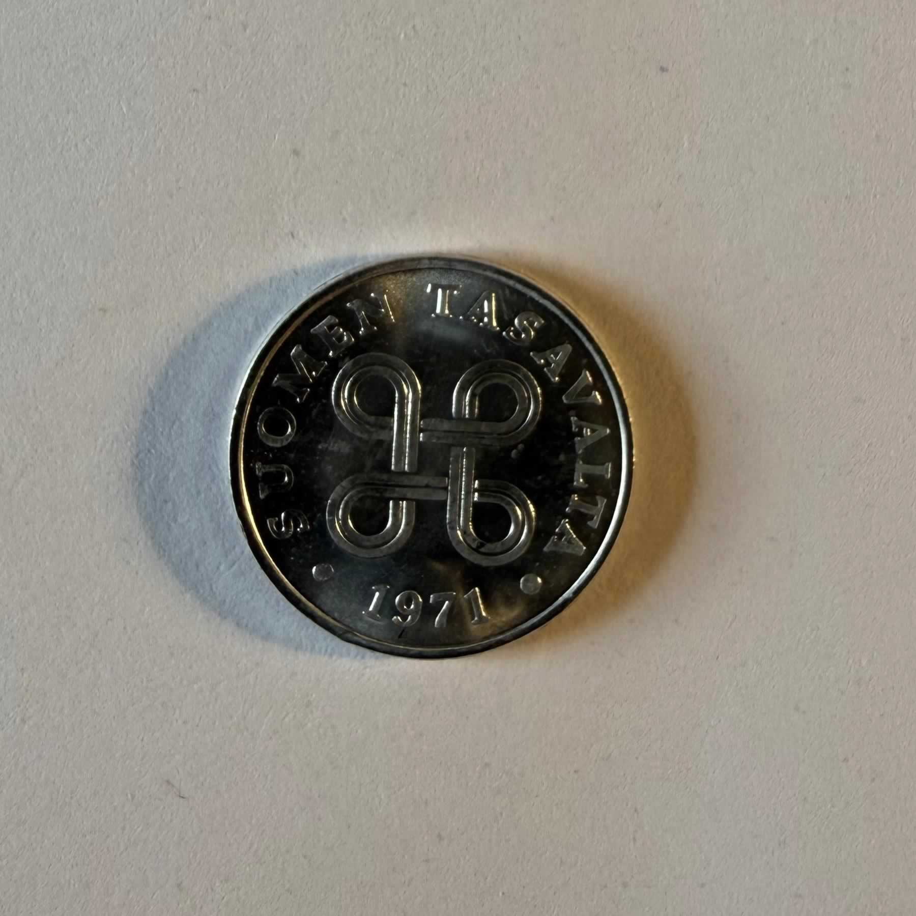Reverso de 1 Penni, 1971