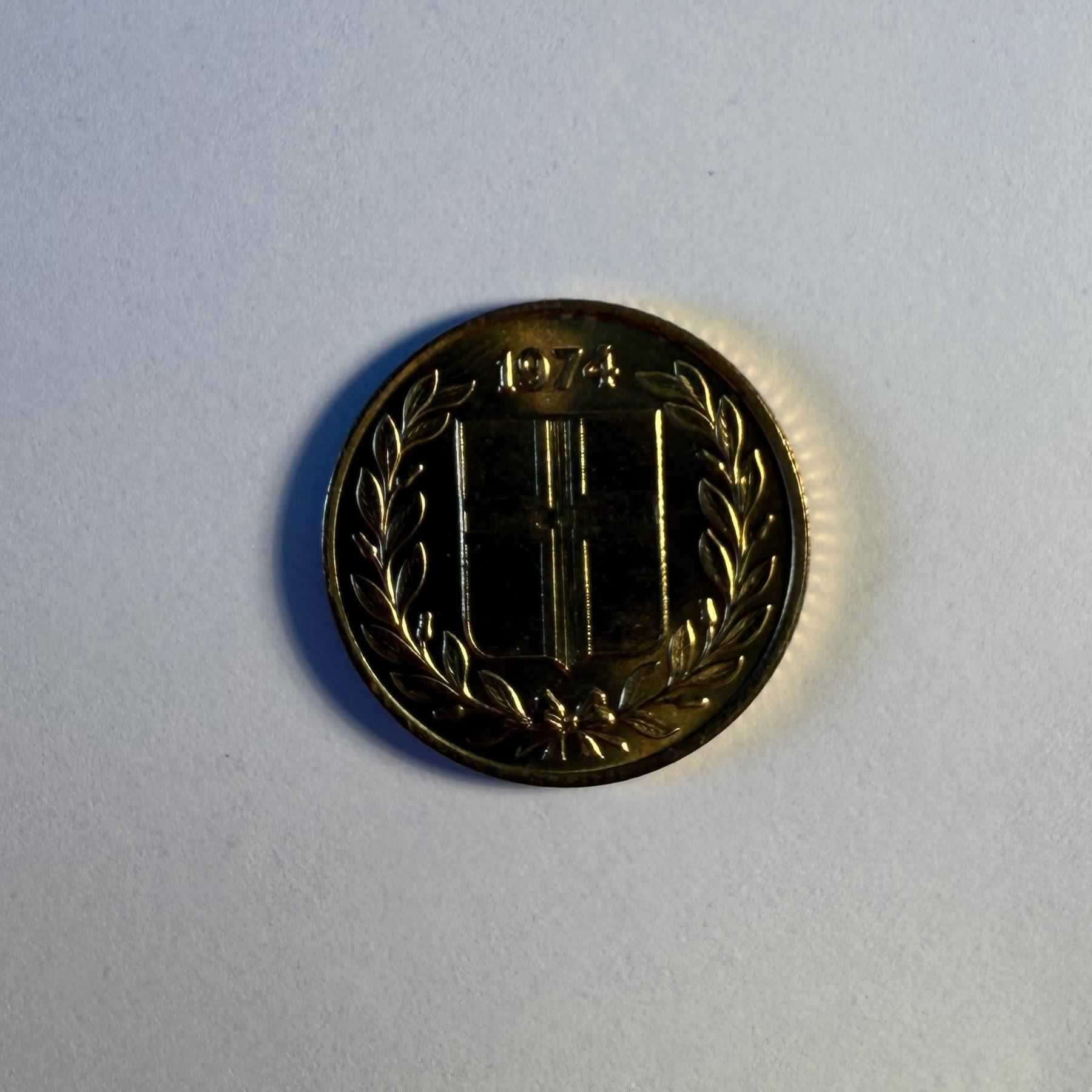 Reverso de 50 Aurar, 1974