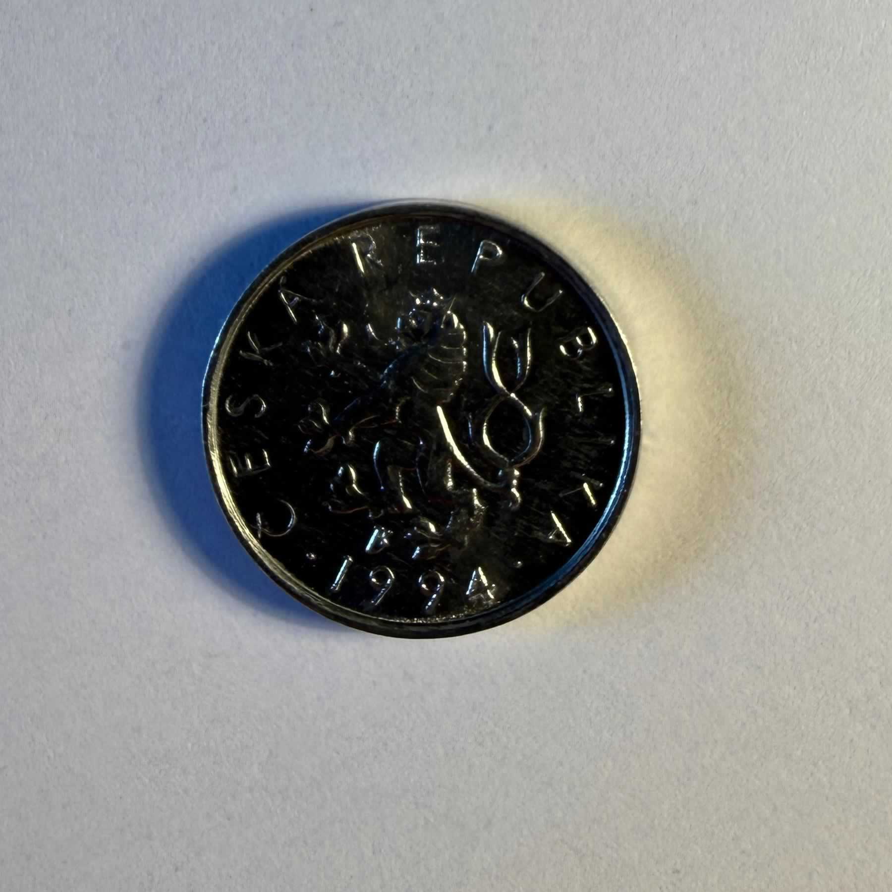 Reverso de 10 Hellers, 1994