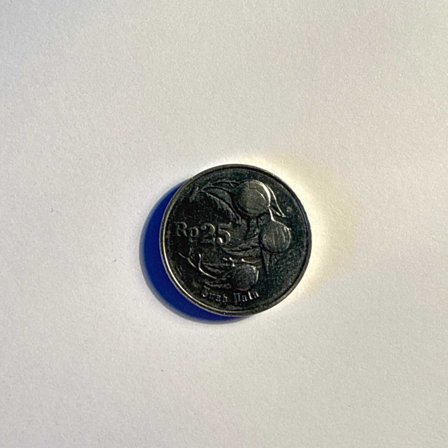 Anverso de 25 Rupiah, 1994