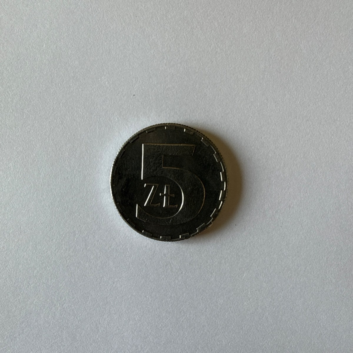 Anverso de 5 Zlote, 1990