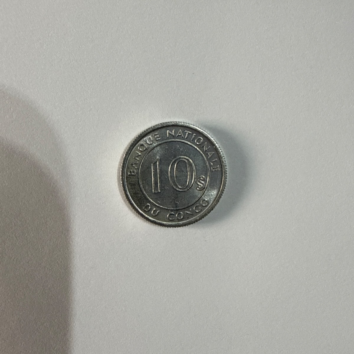 Anverso de 10 Sengi, 1967