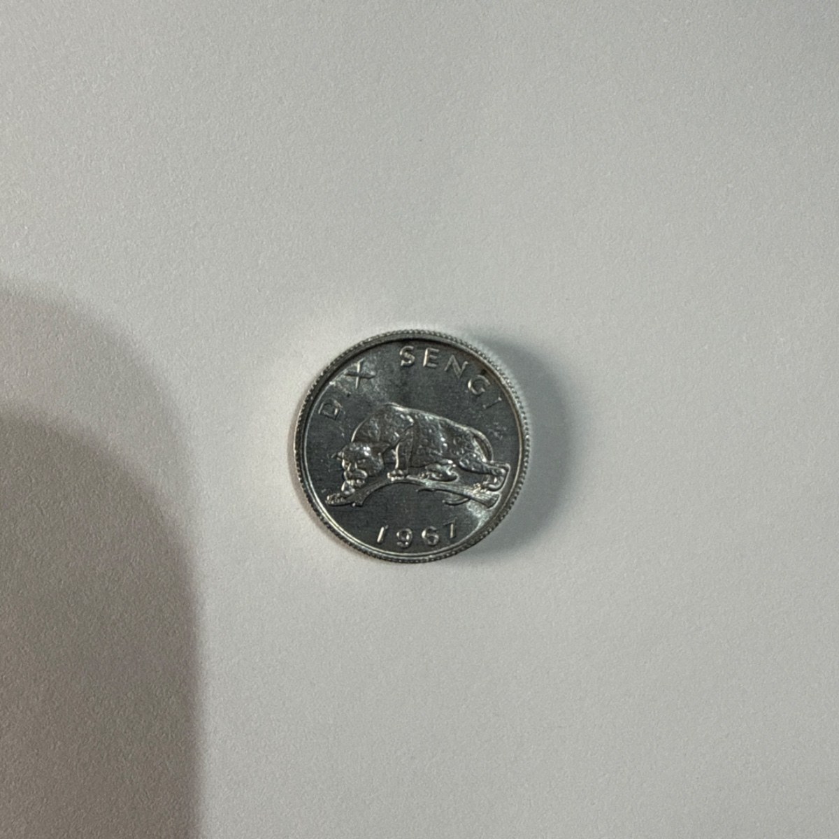 Reverso de 10 Sengi, 1967