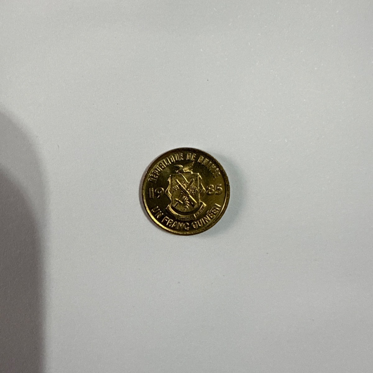 Reverso de 1 Franco, 1985