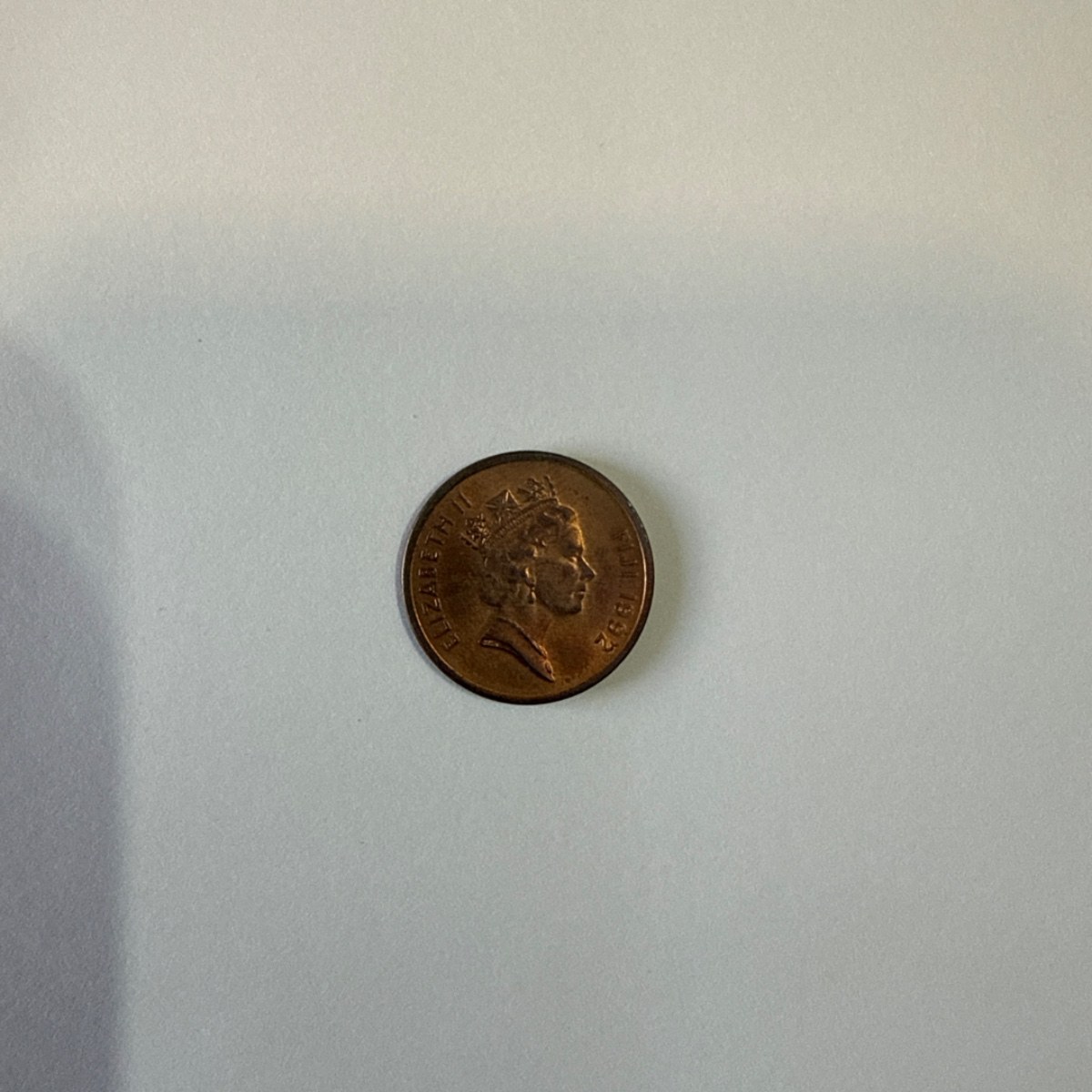 Reverso de 1 Cent, 1992